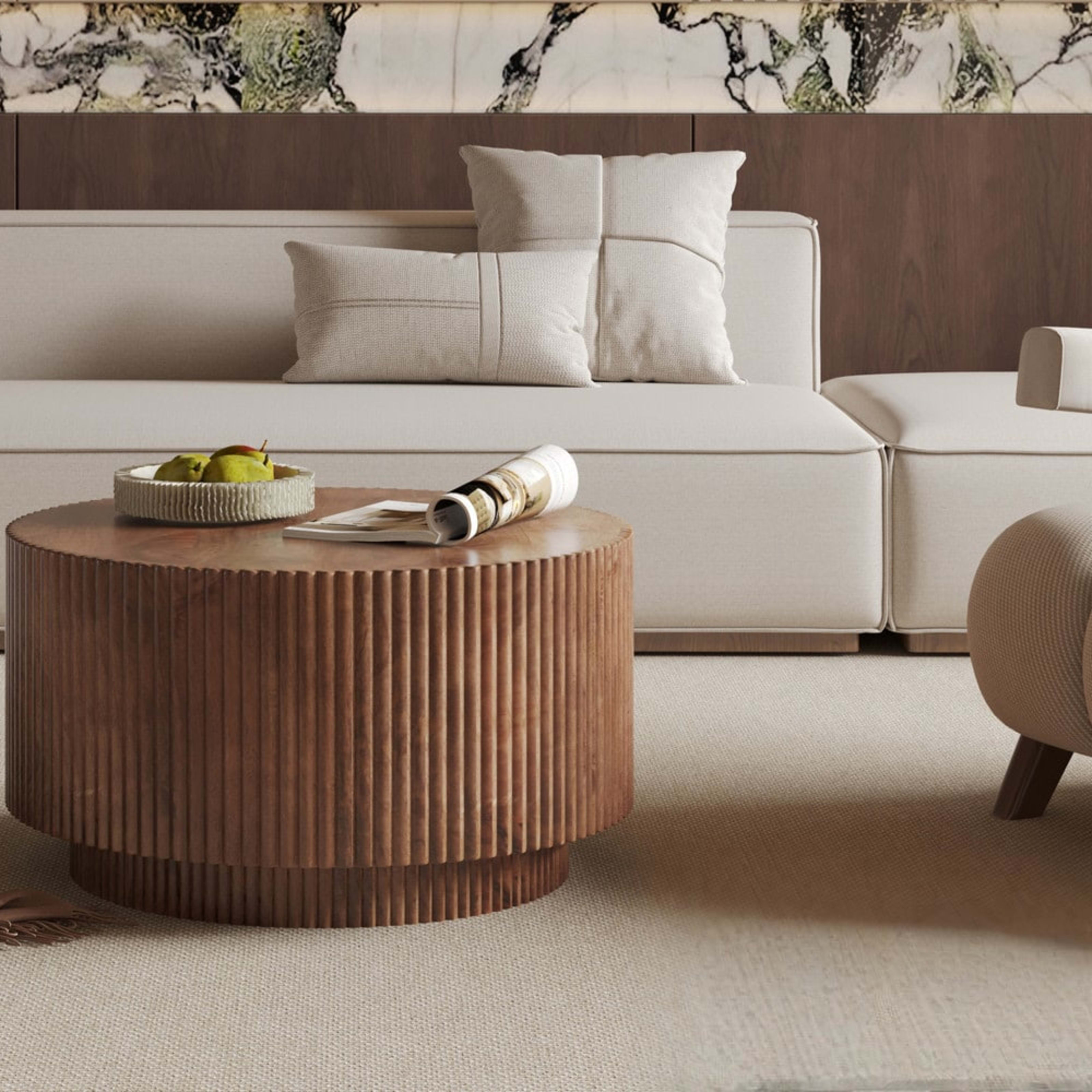 Salontafel 'Victor' Mango hout Lichtbruin — 2