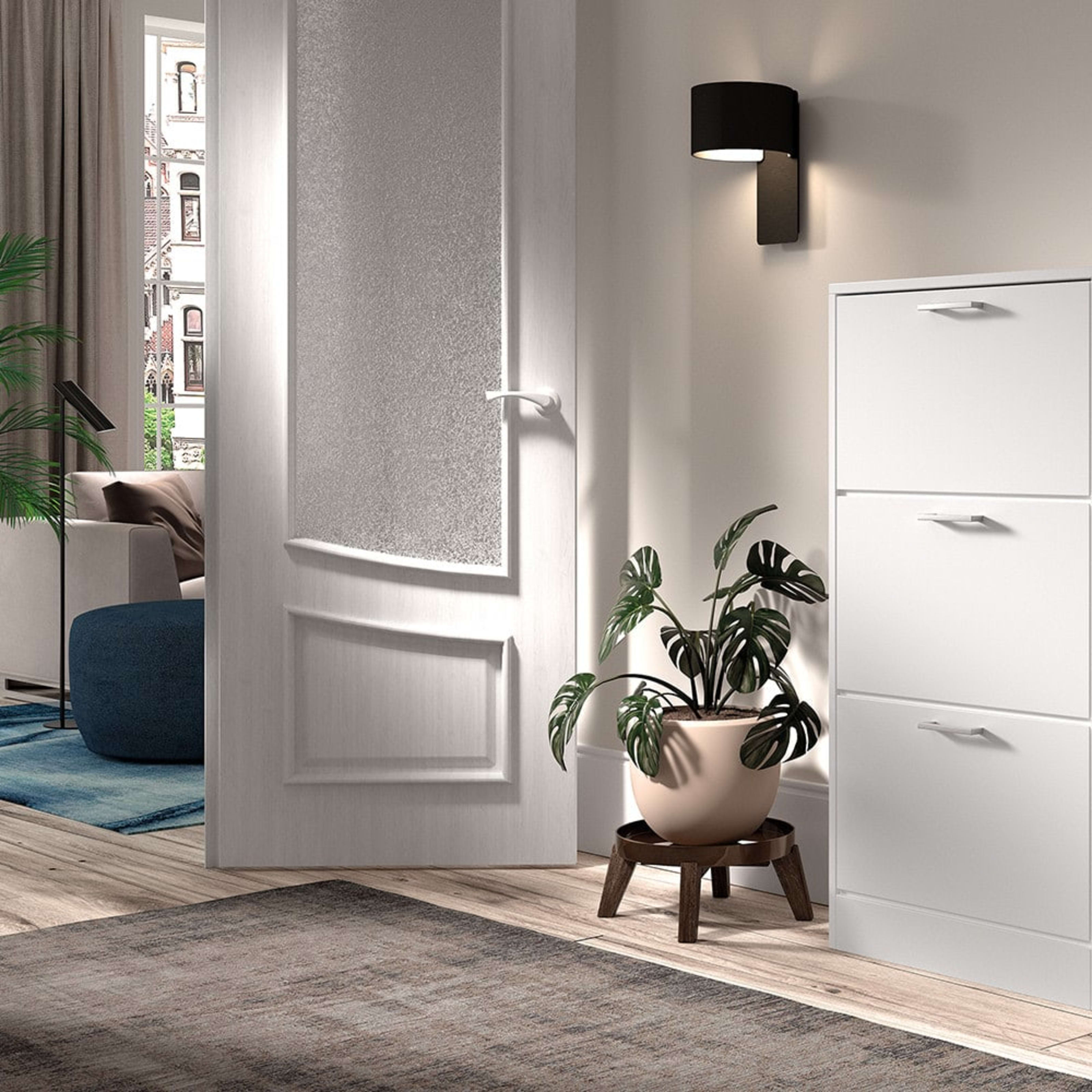 Schoenenkast 'Carini' 3 laden Wit — 1