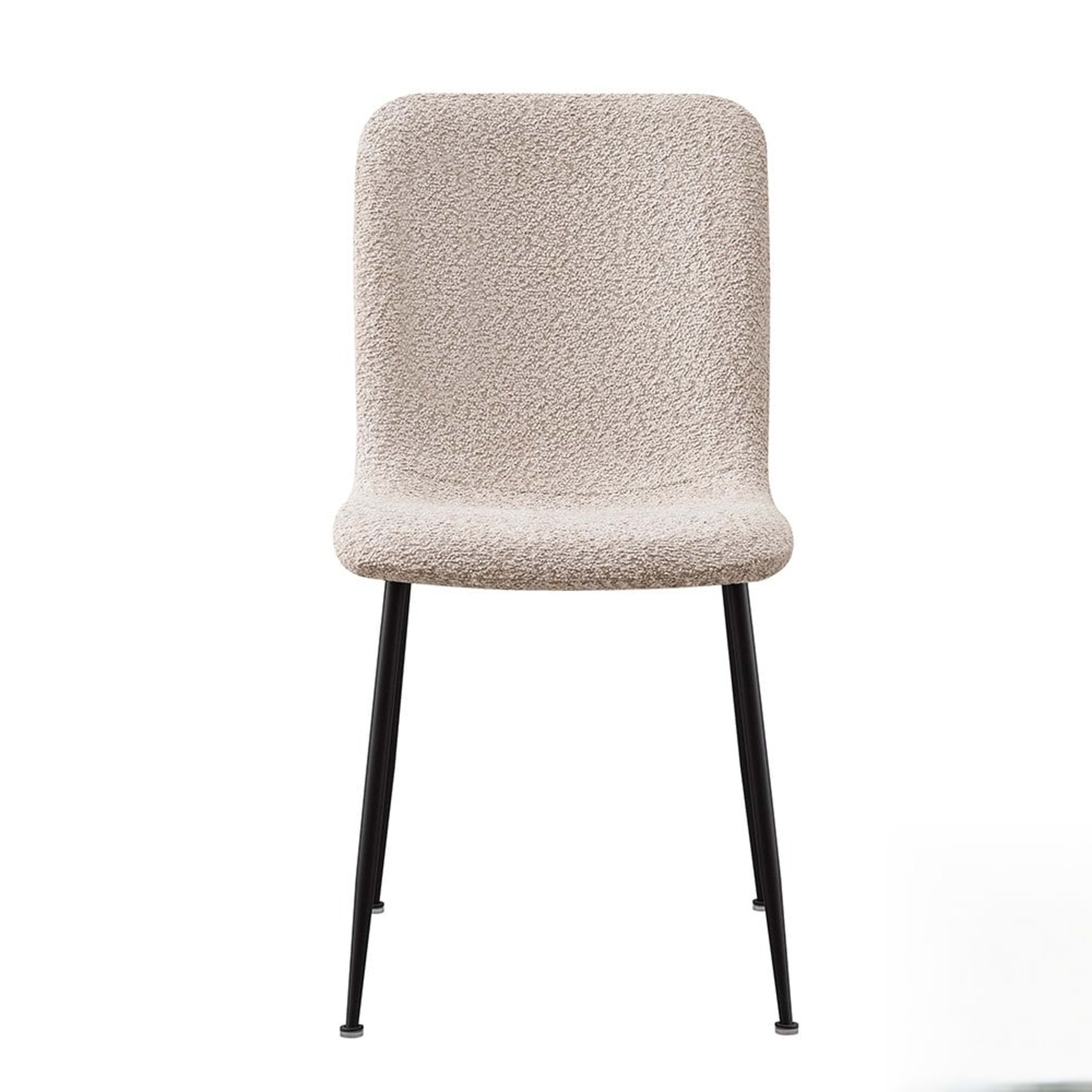 Stoel 'Alice' Bouclé Beige — 1