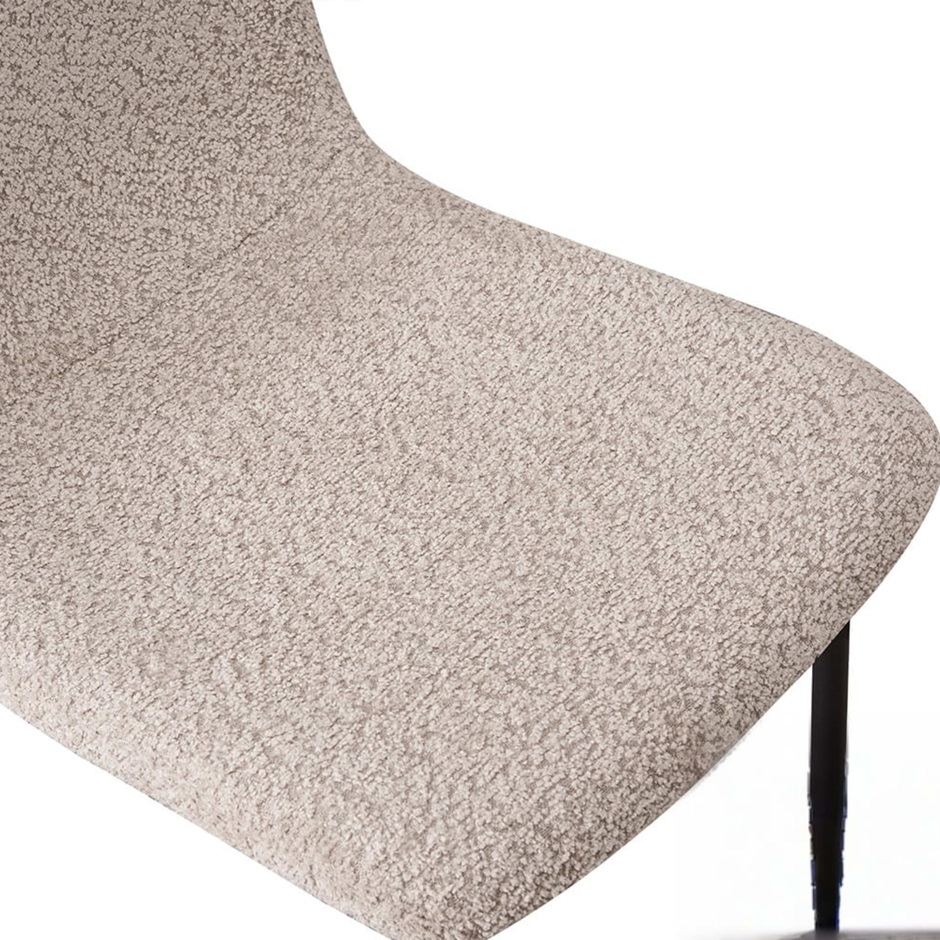 Stoel 'Alice' Bouclé Beige — 4