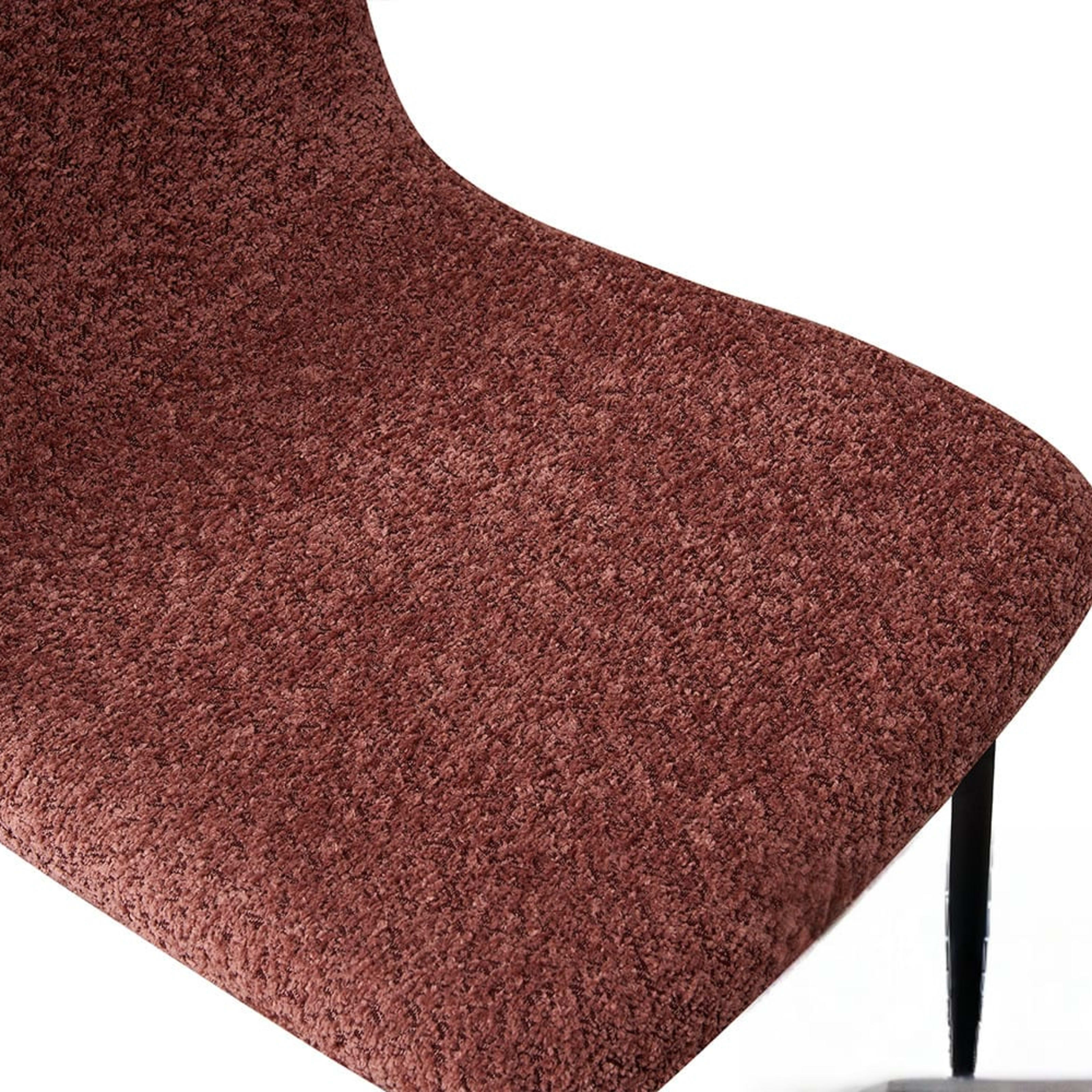 Stoel 'Alice' Bouclé Roze — 4