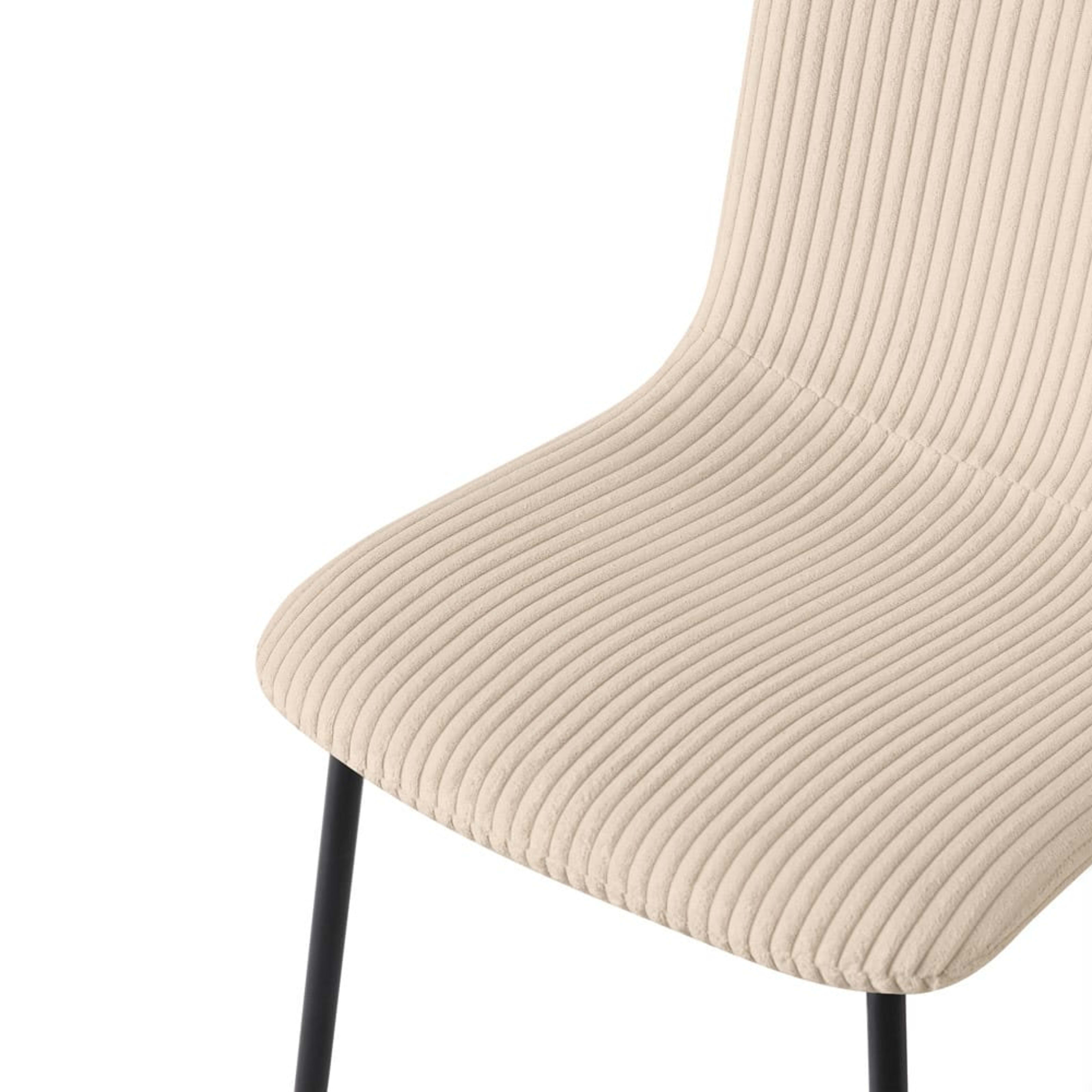 Stoel 'Alice' Corduroy Beige — 4