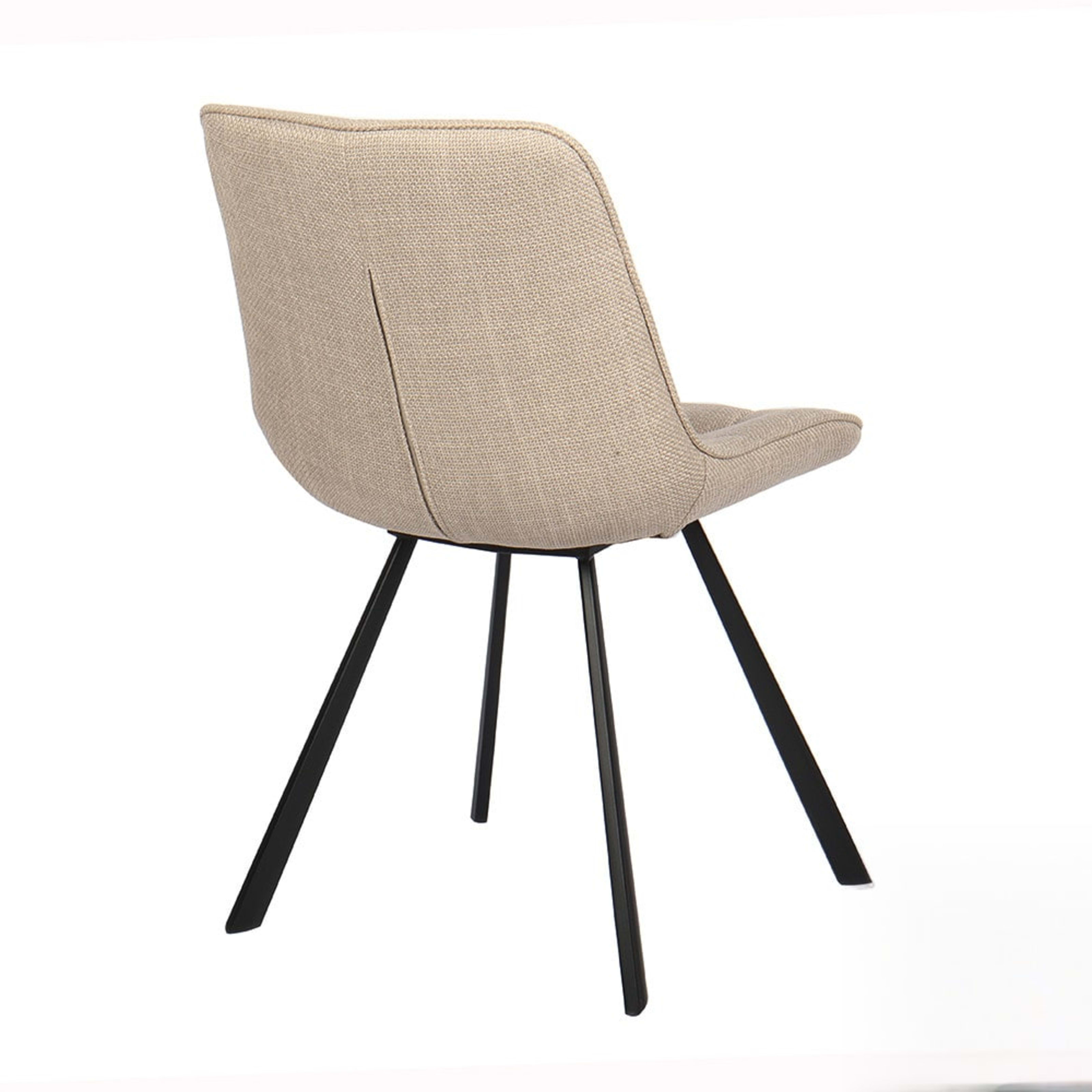 Stoel 'Ariba' Stof Ote Montego 178 Beige/Lichtgrijs — 3