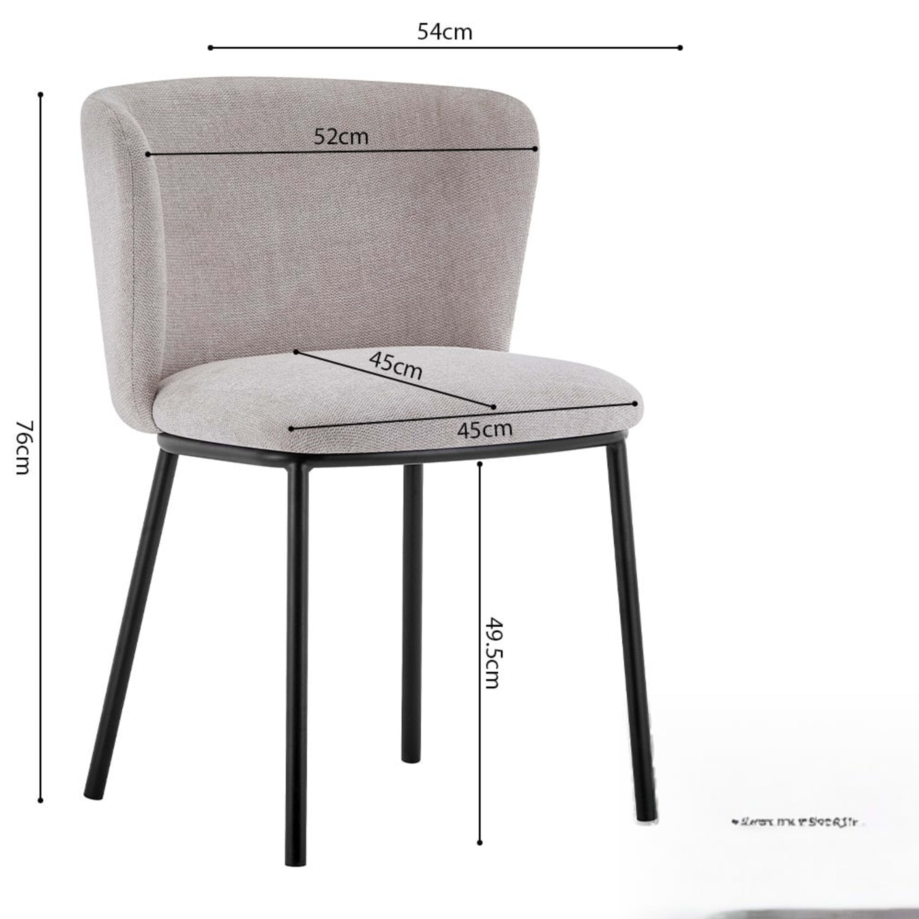 Stoel 'Arthur' Stof Ote Belfast 23 Beige — 5