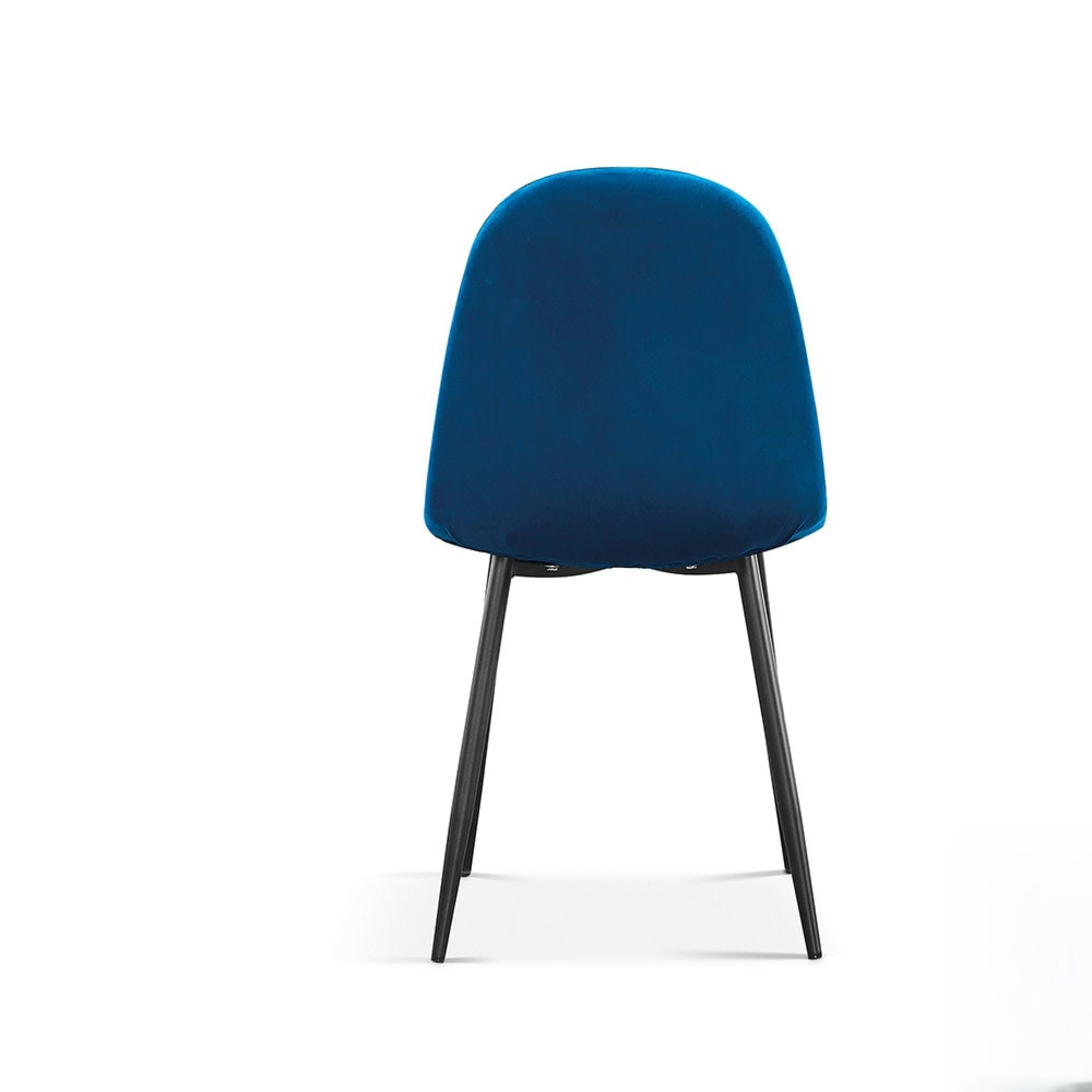 Stoel 'Boy' Fluweel Donkerblauw — 3