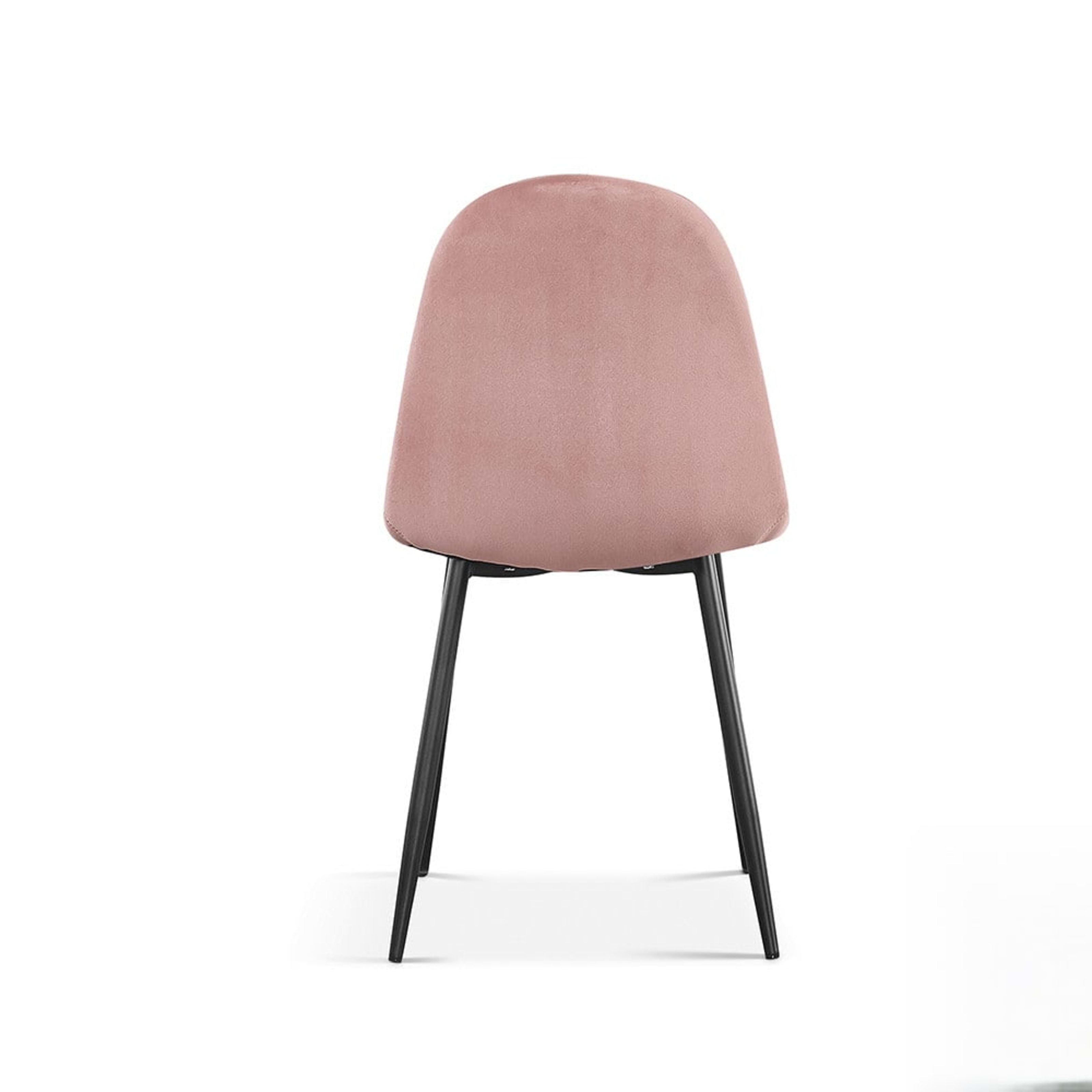 Stoel 'Boy' Fluweel Roze — 3