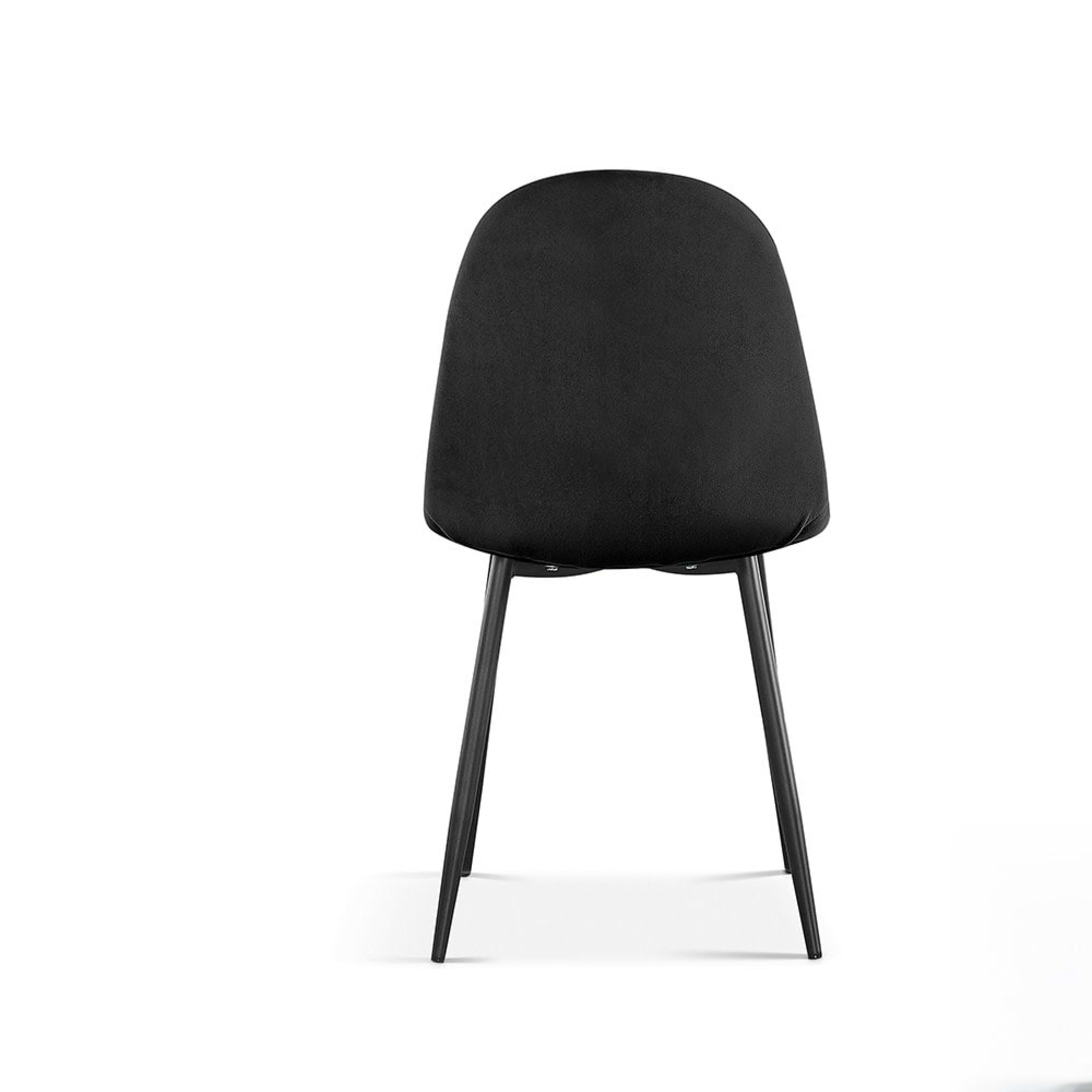 Stoel 'Boy' Fluweel Zwart — 3