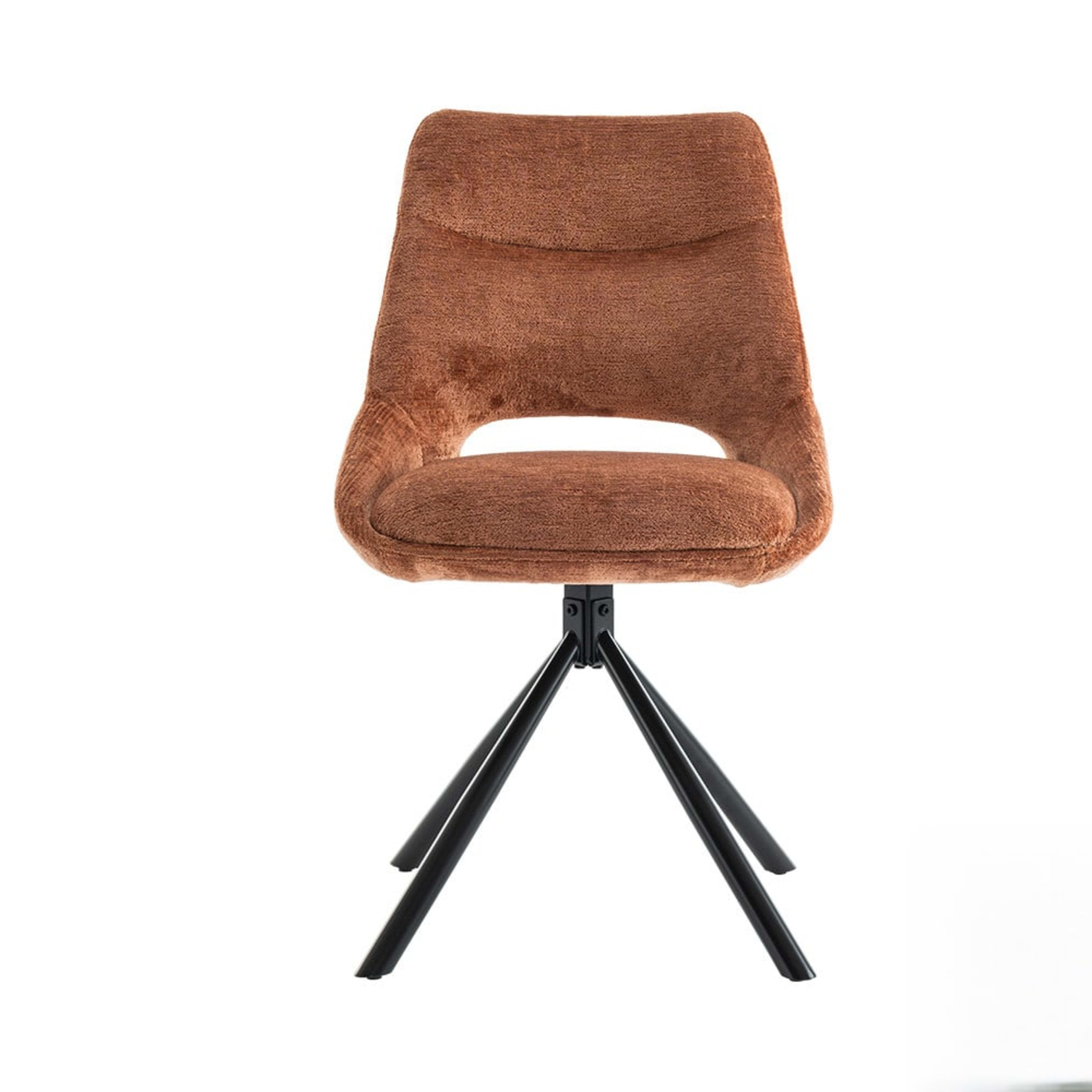 Stoel 'Dante' Stof Roest — 1