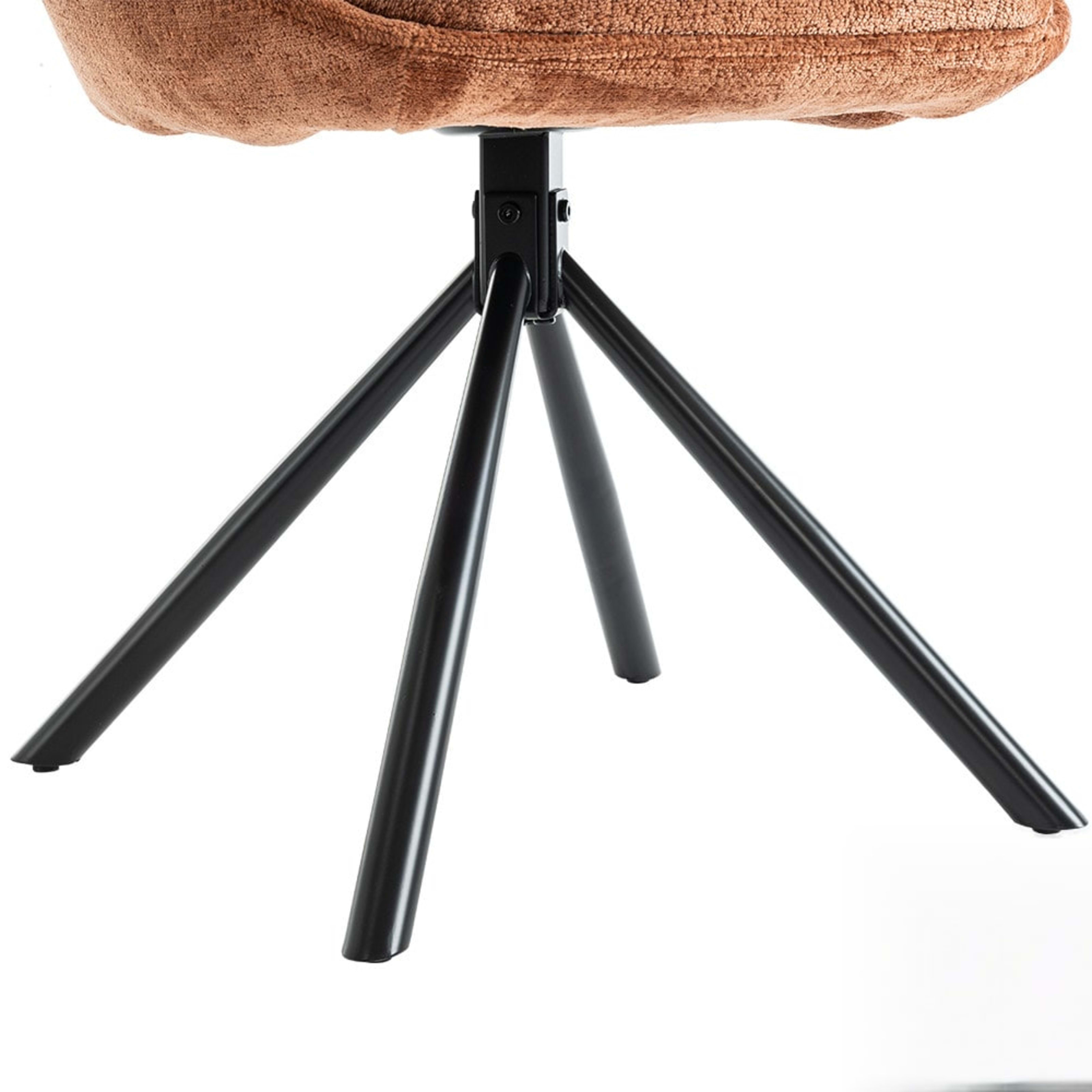 Stoel 'Dante' Stof Roest — 4