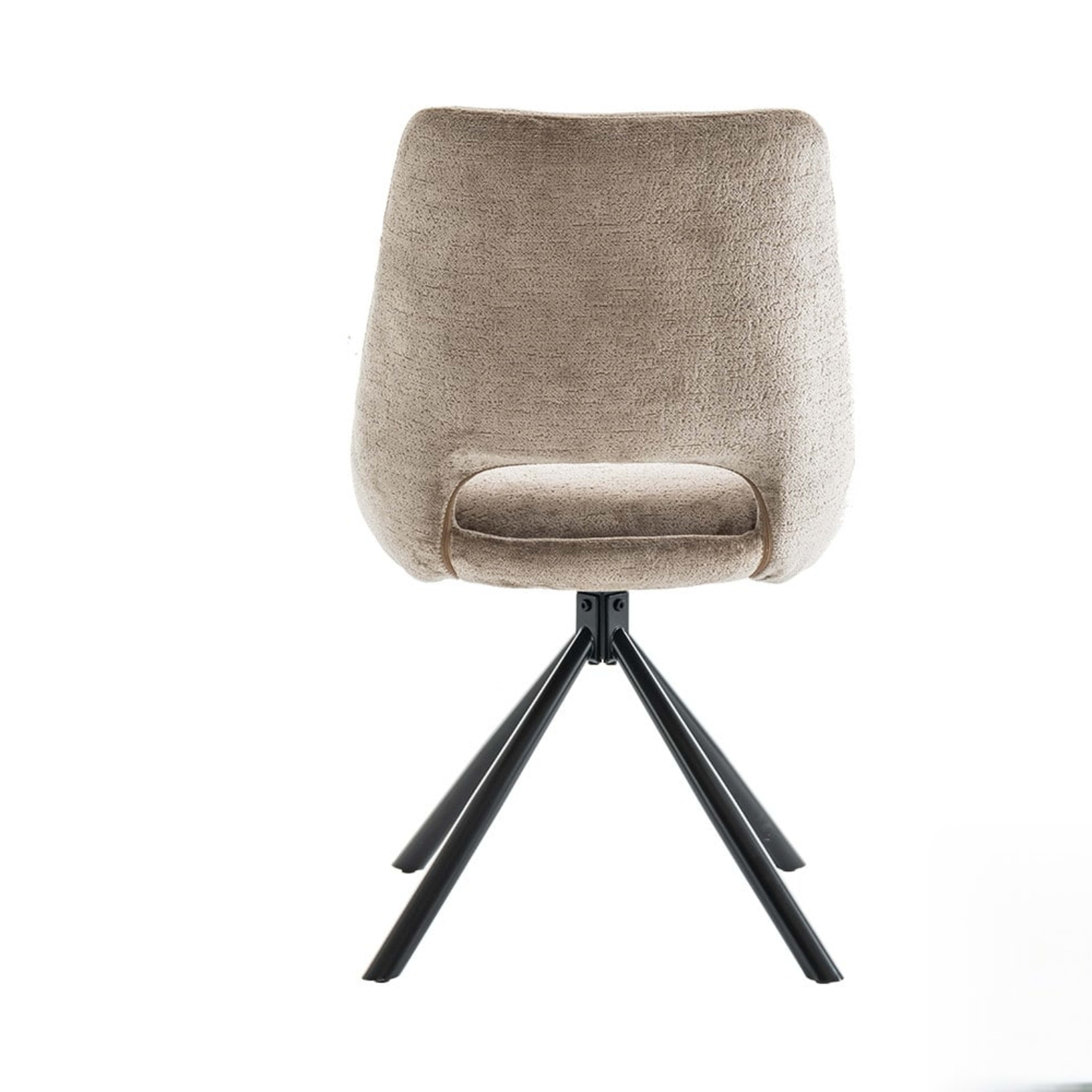 Stoel 'Dante' Stof Taupe — 3
