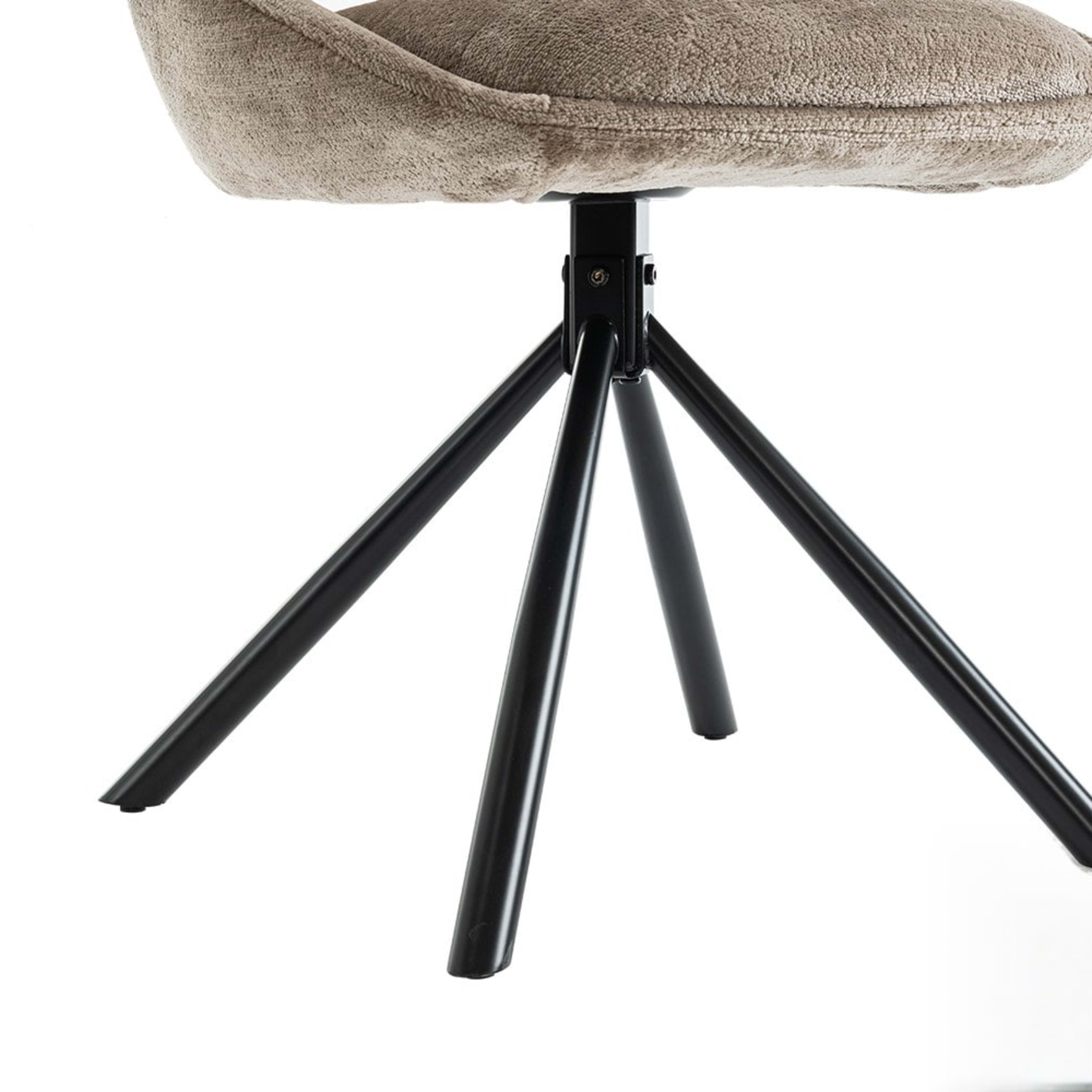 Stoel 'Dante' Stof Taupe — 4