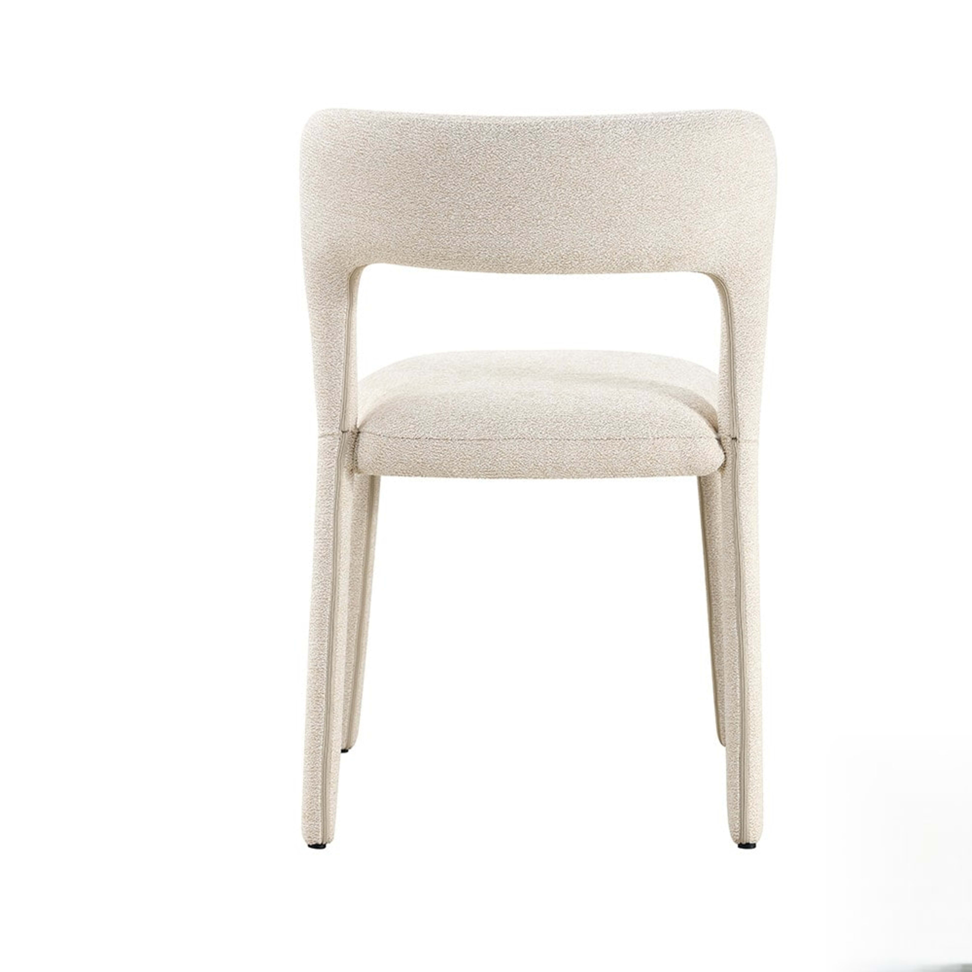 Stoel 'Elvas' Stapelbaar Stof Ote Sahara 112 Beige Gemonteerd — 3