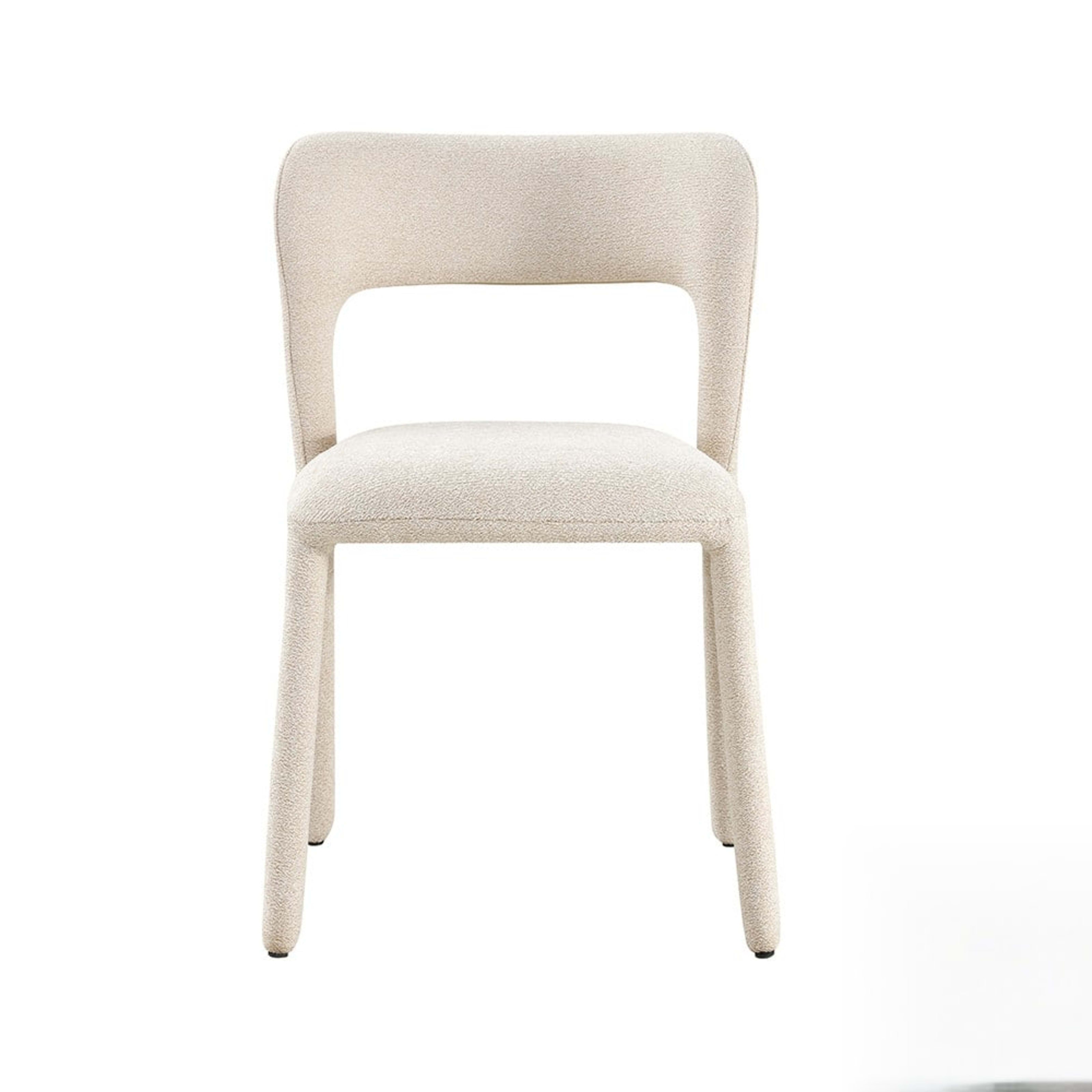 Stoel 'Elvas' Stapelbaar Stof Ote Sahara 112 Beige Gemonteerd — 1