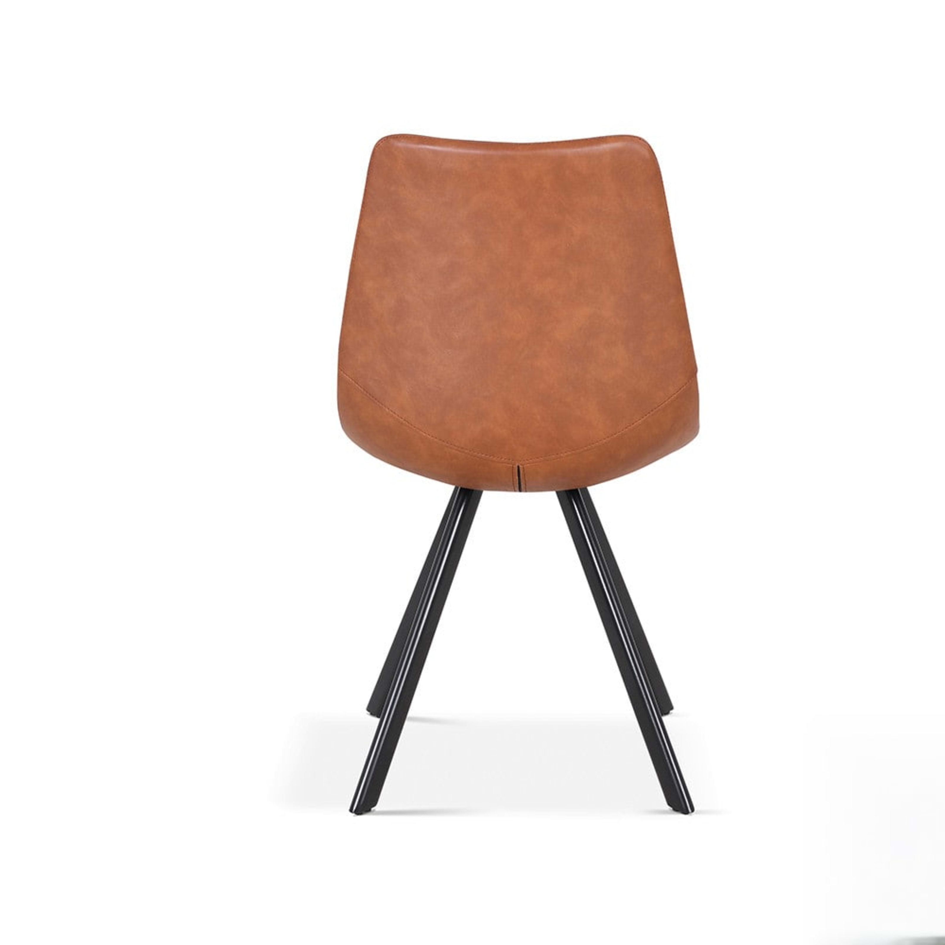 Stoel 'Emma' PU Cognac — 3