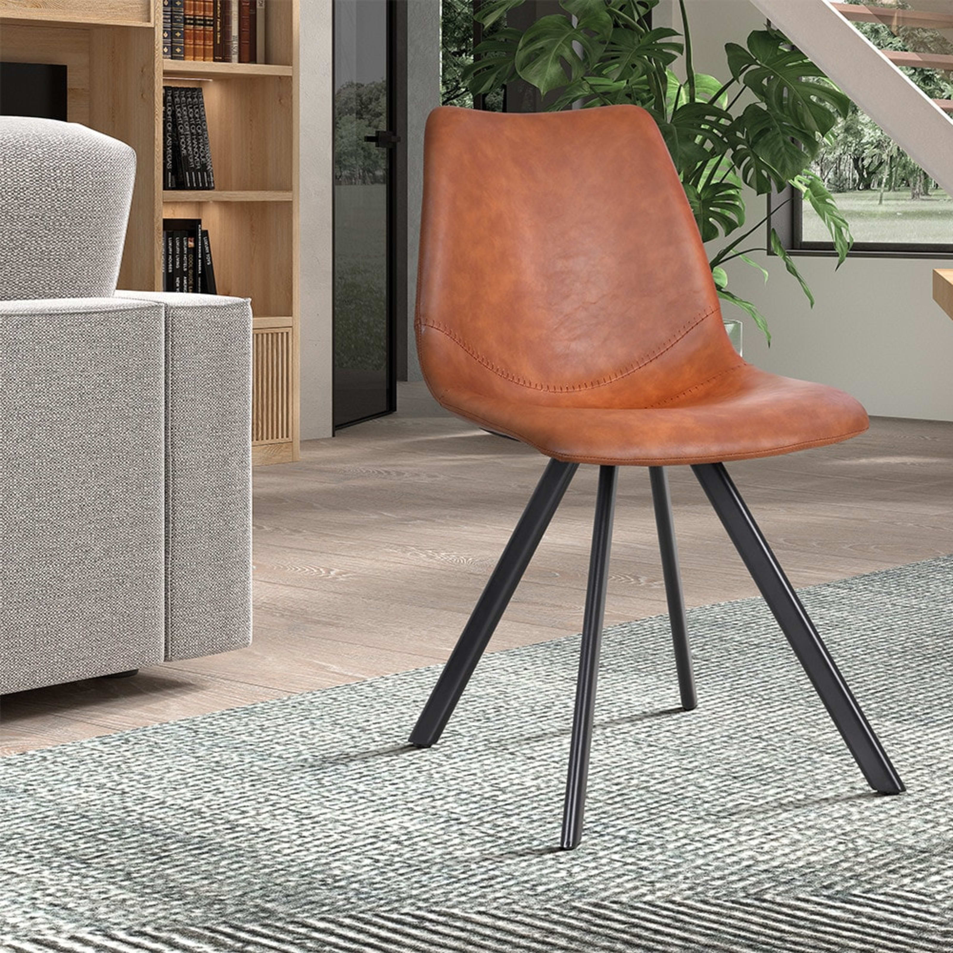 Stoel 'Emma' PU Cognac — 2