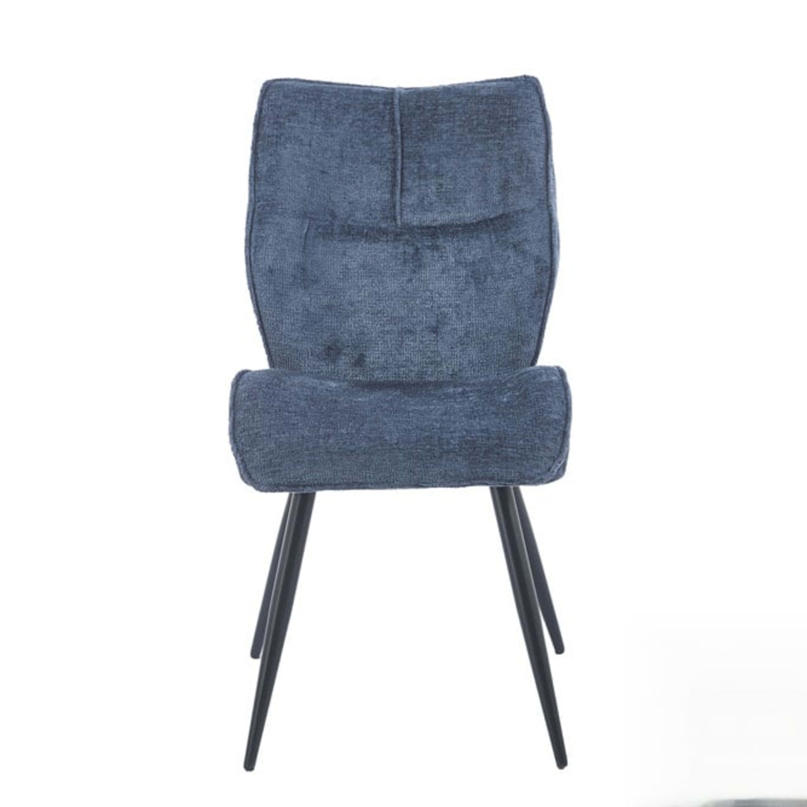 Stoel 'Faye' Stof Davis Perfect Harmony 77 Blauw — 1