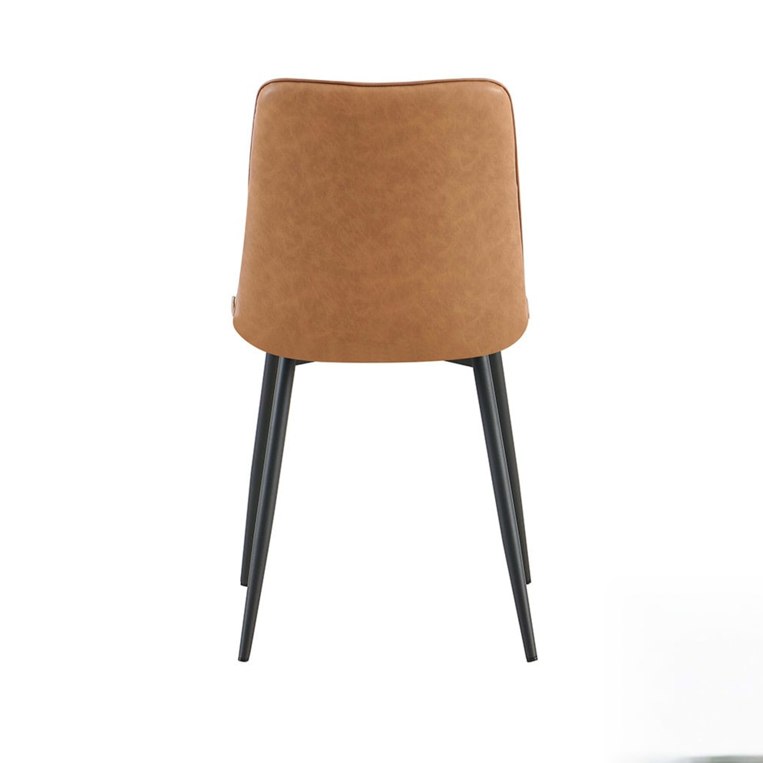 Stoel 'Furas' Vintage PU Cognac — 4