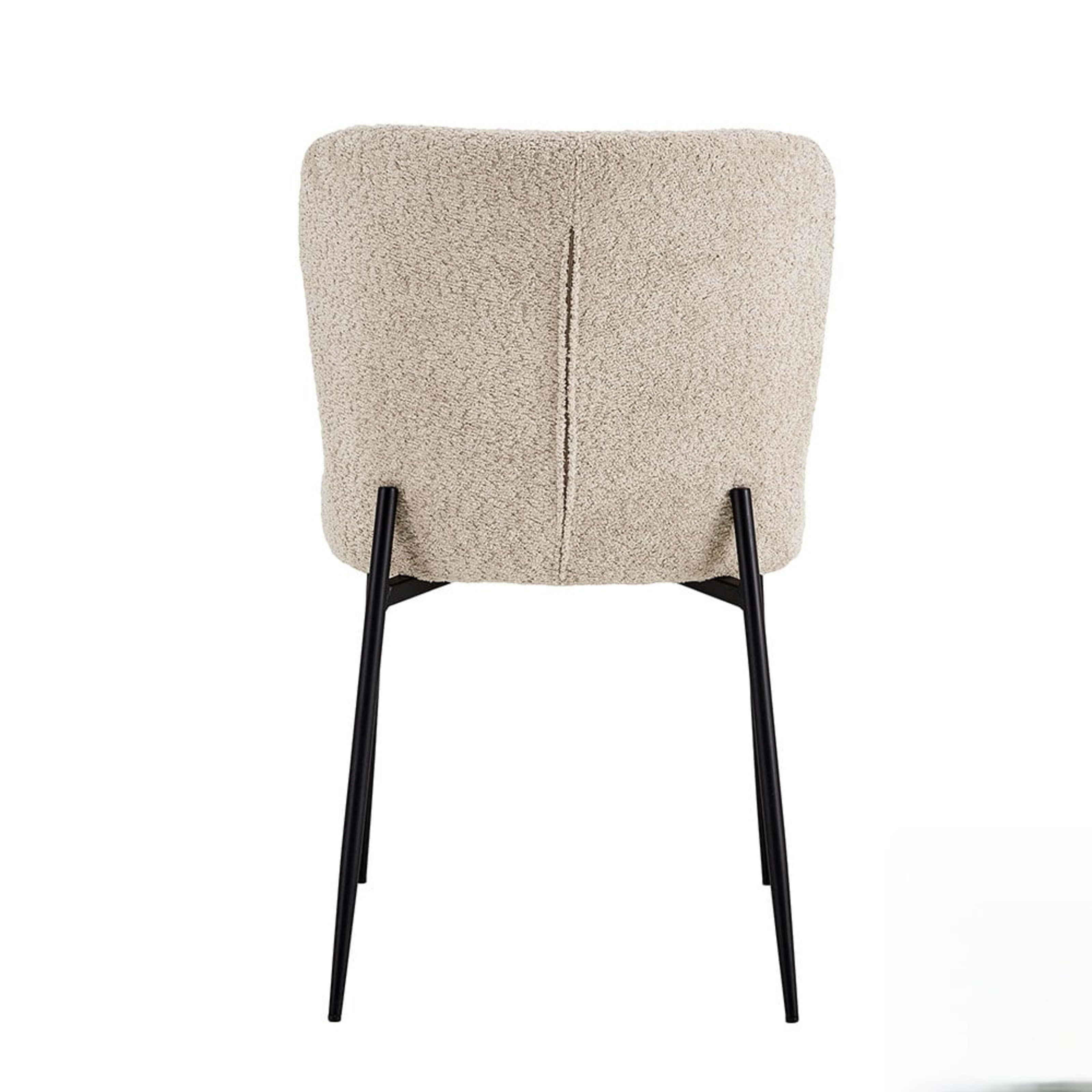 Stoel 'Lisa' Bouclé Beige — 3