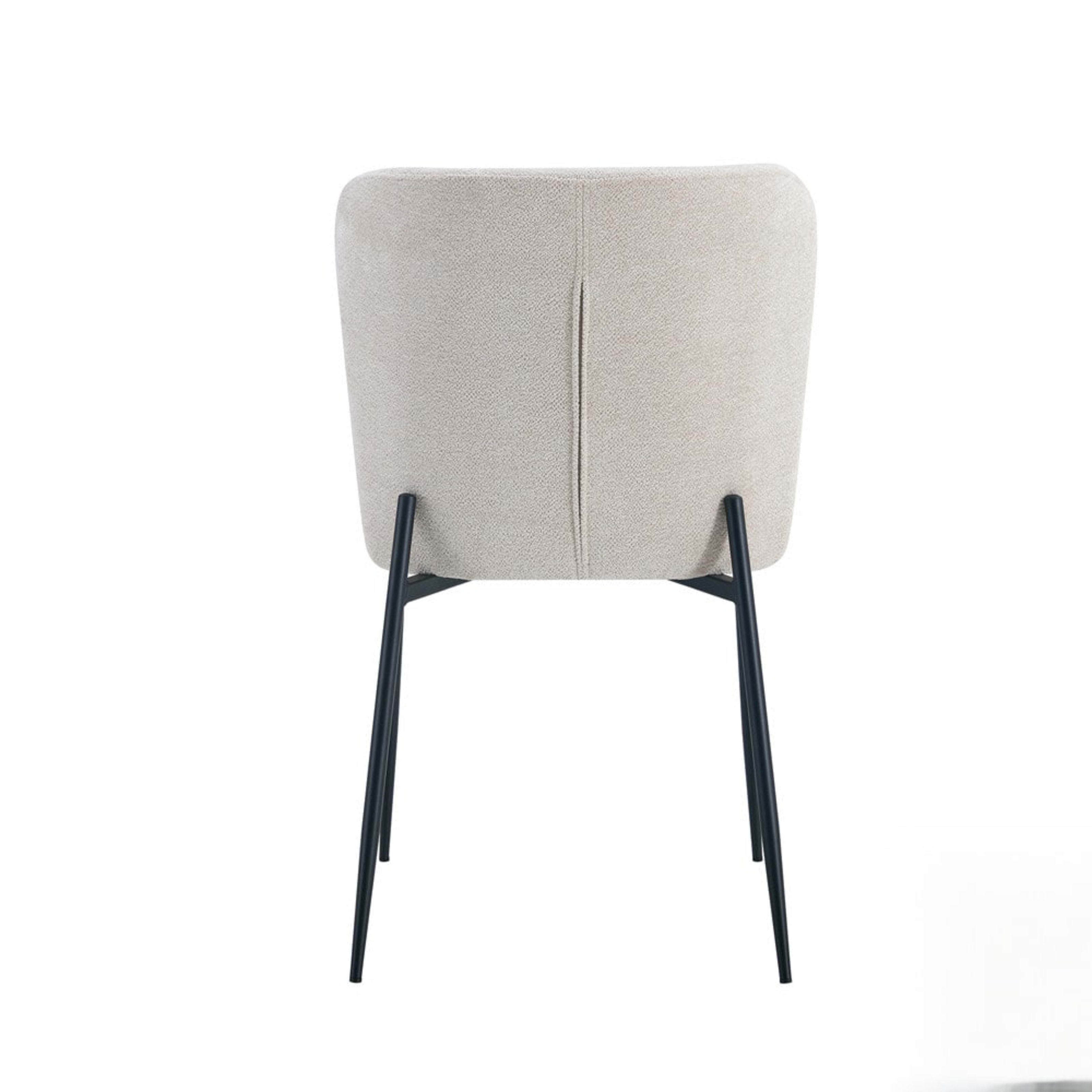 Stoel 'Lisa' Stof Fabb Raven 24 Beige — 3