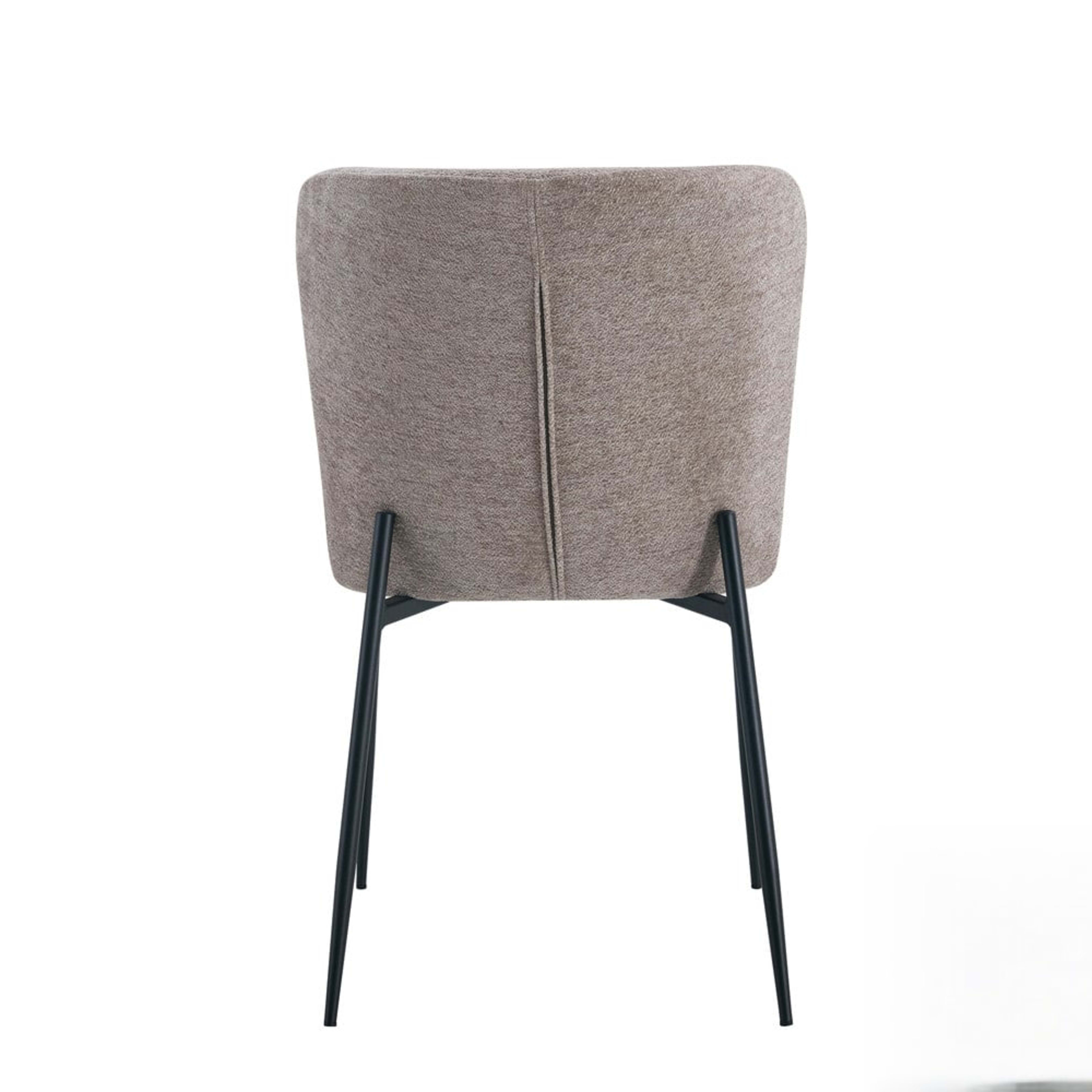 Stoel 'Lisa' Stof Fabb Raven 30 Zand — 3