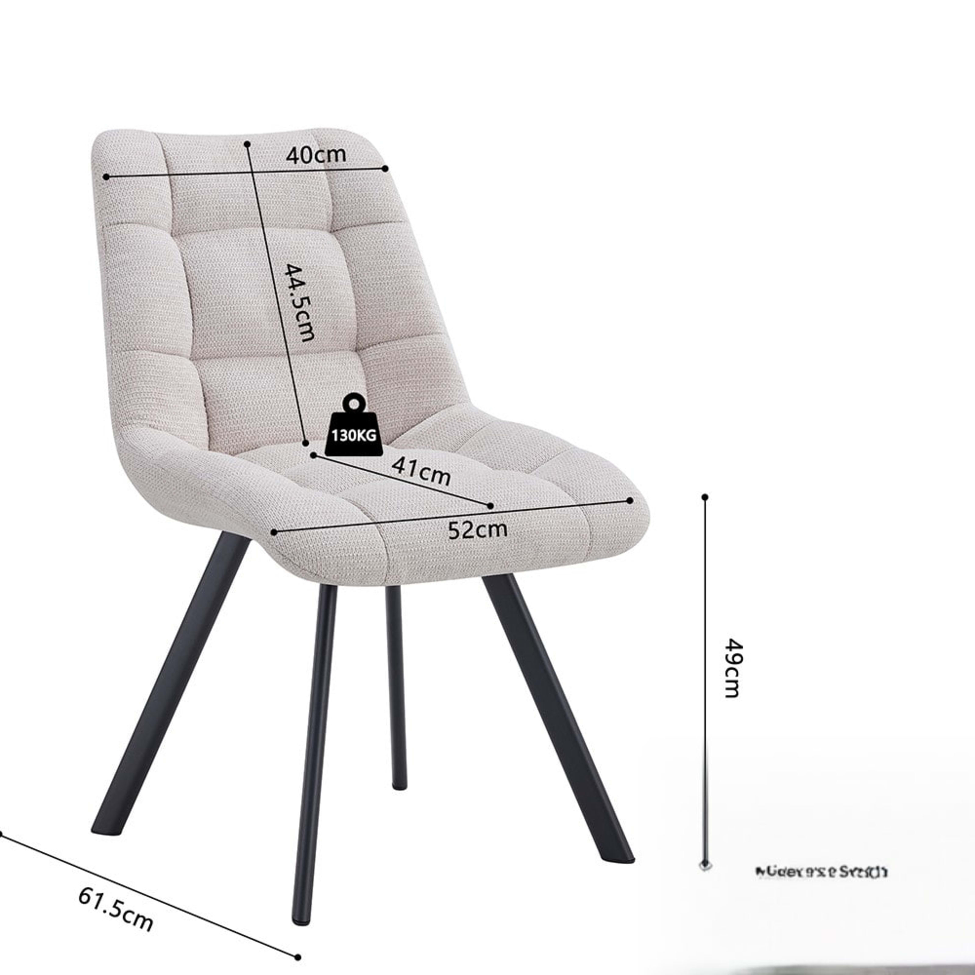 Stoel 'Lizzy' Stof Ote Share 101 Beige — 4