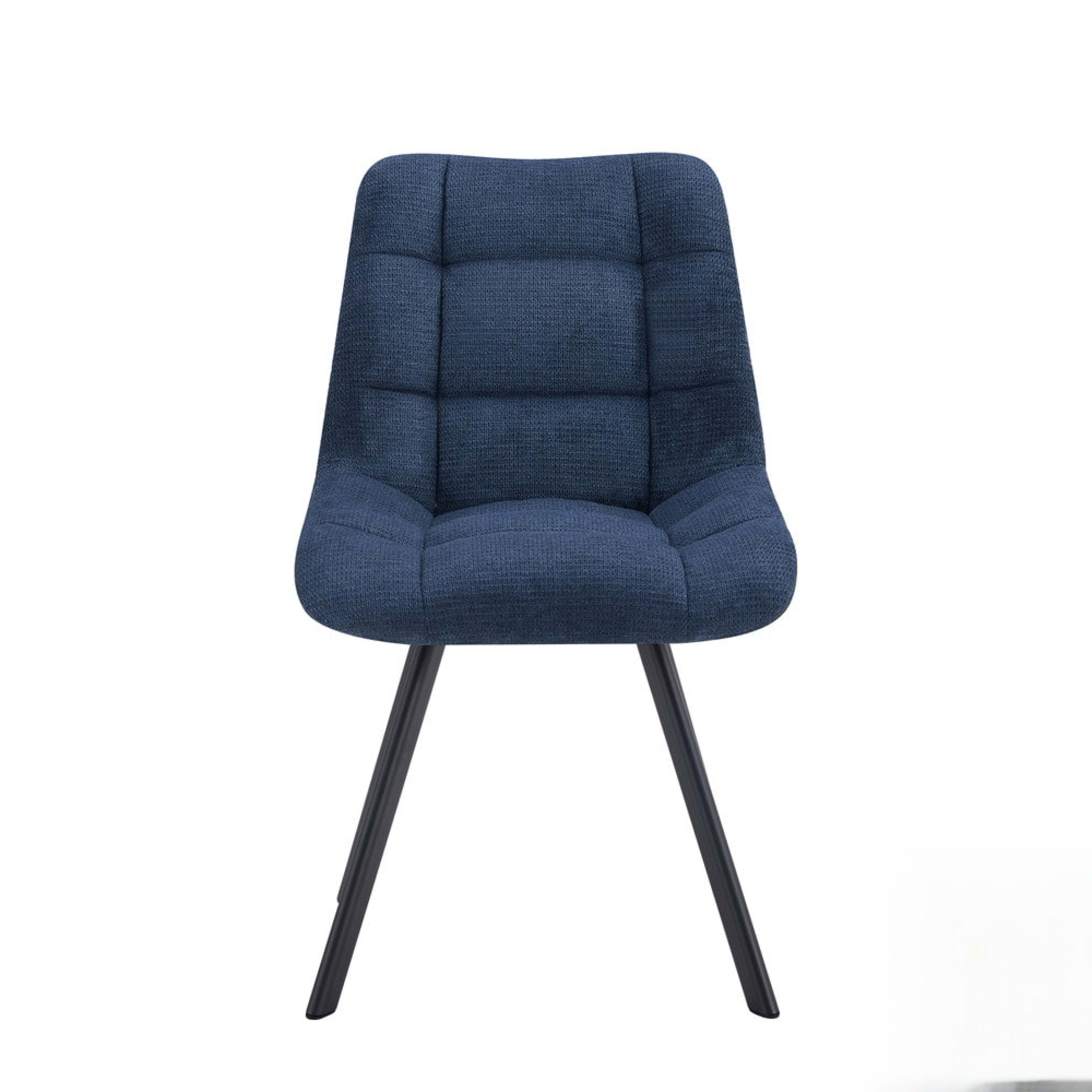 Stoel 'Lizzy' Stof Ote Share 315 Blauw — 1