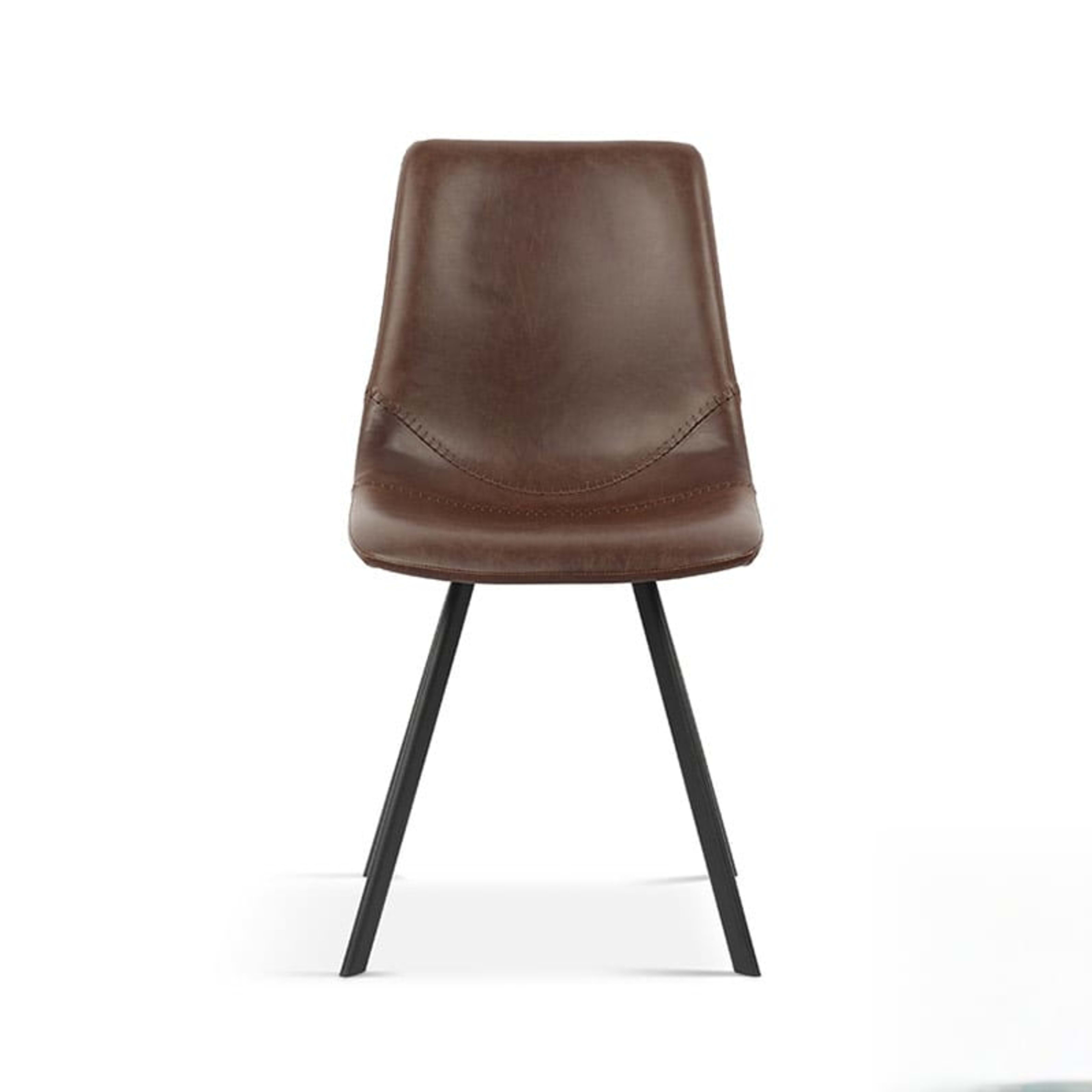Stoel 'Oslo' PU Bruin — 1