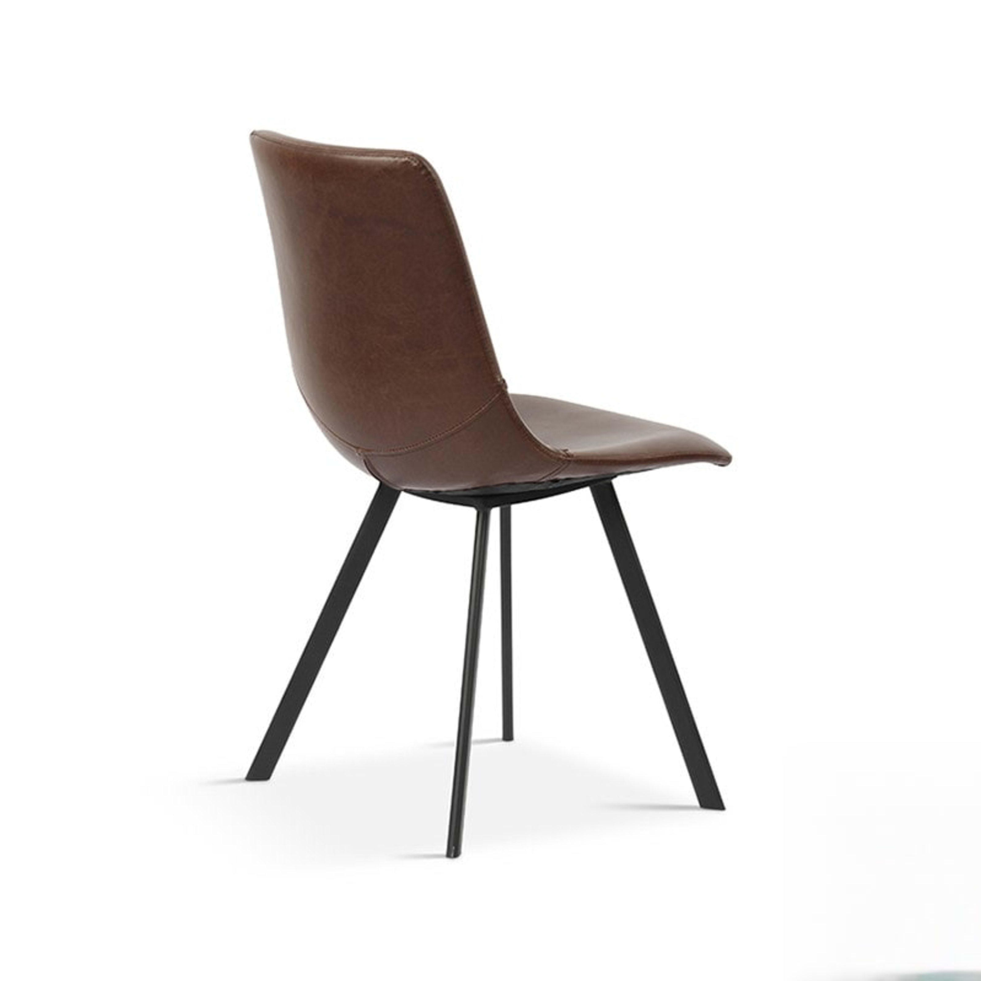 Stoel 'Oslo' PU Bruin — 3