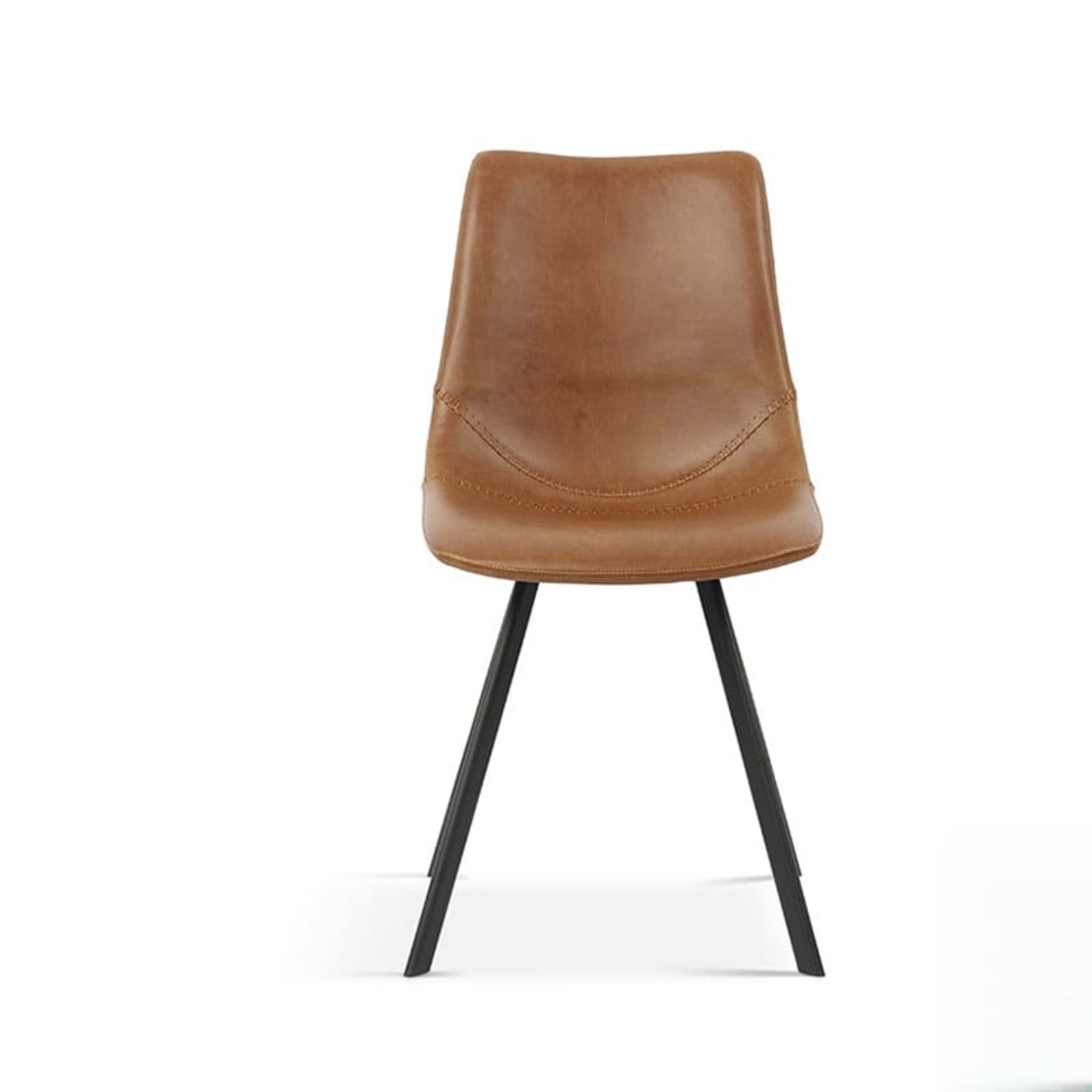 Stoel 'Oslo' PU Cognac — 1