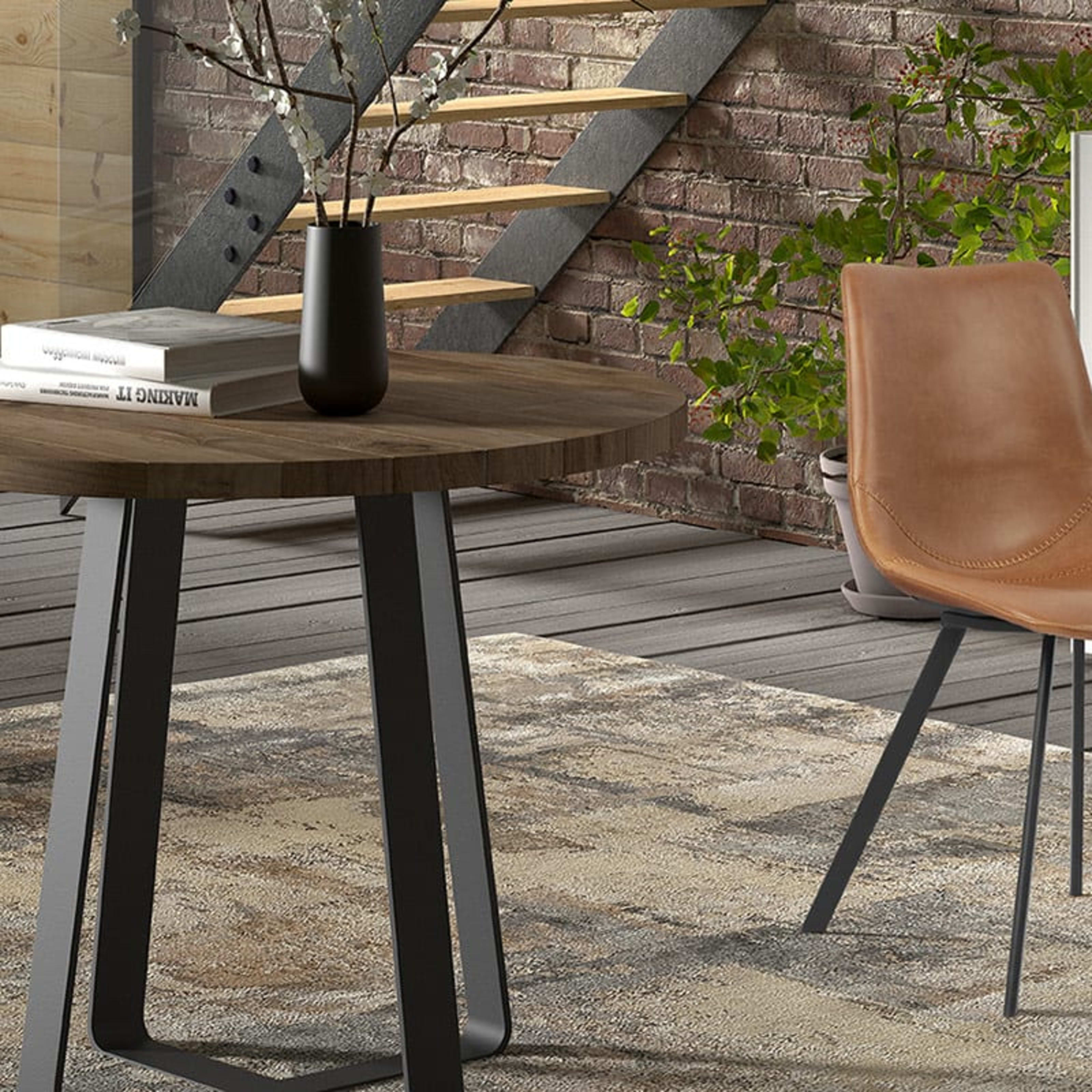 Stoel 'Oslo' PU Cognac — 2