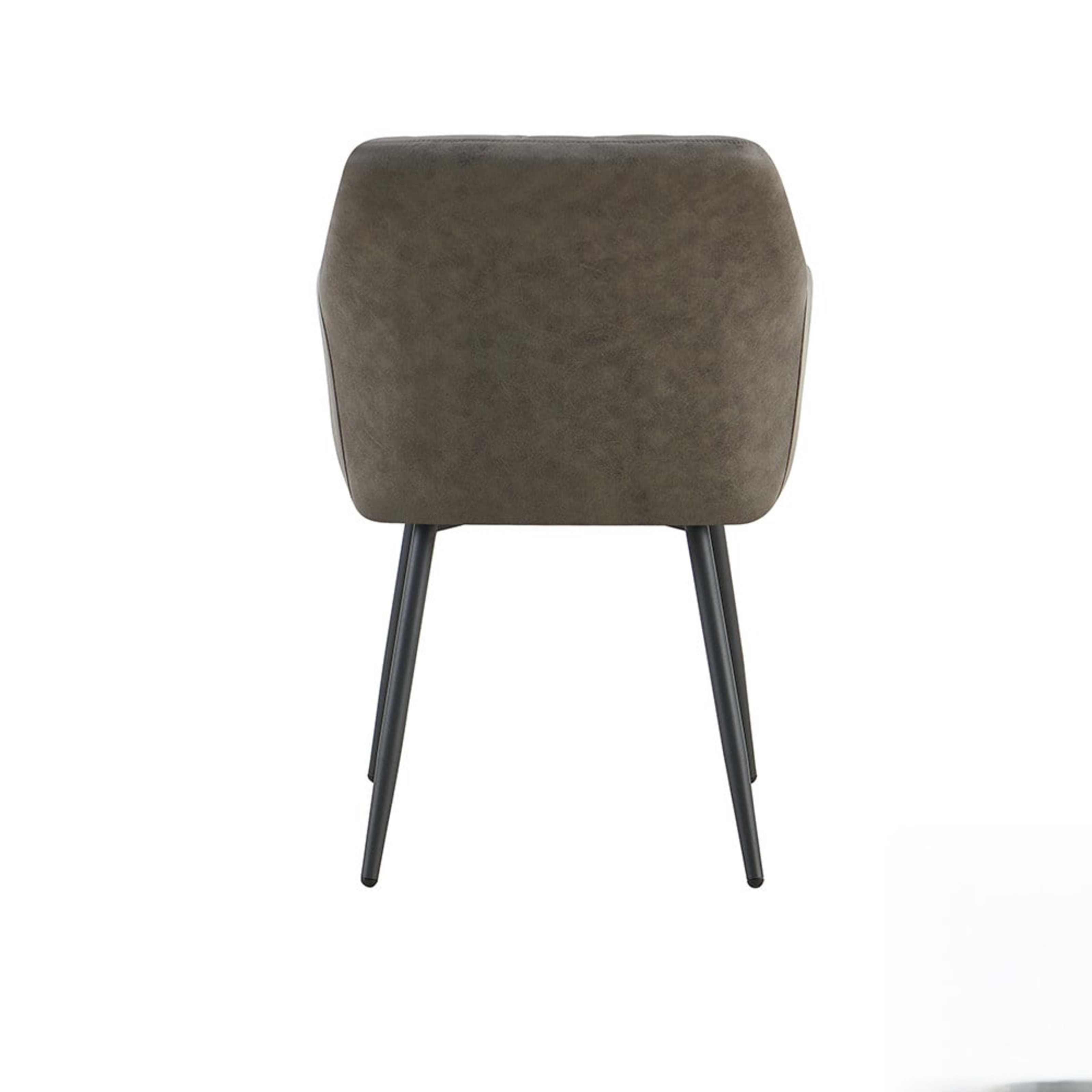 Stoel 'Peron' Micro fiber PU Grijs — 3