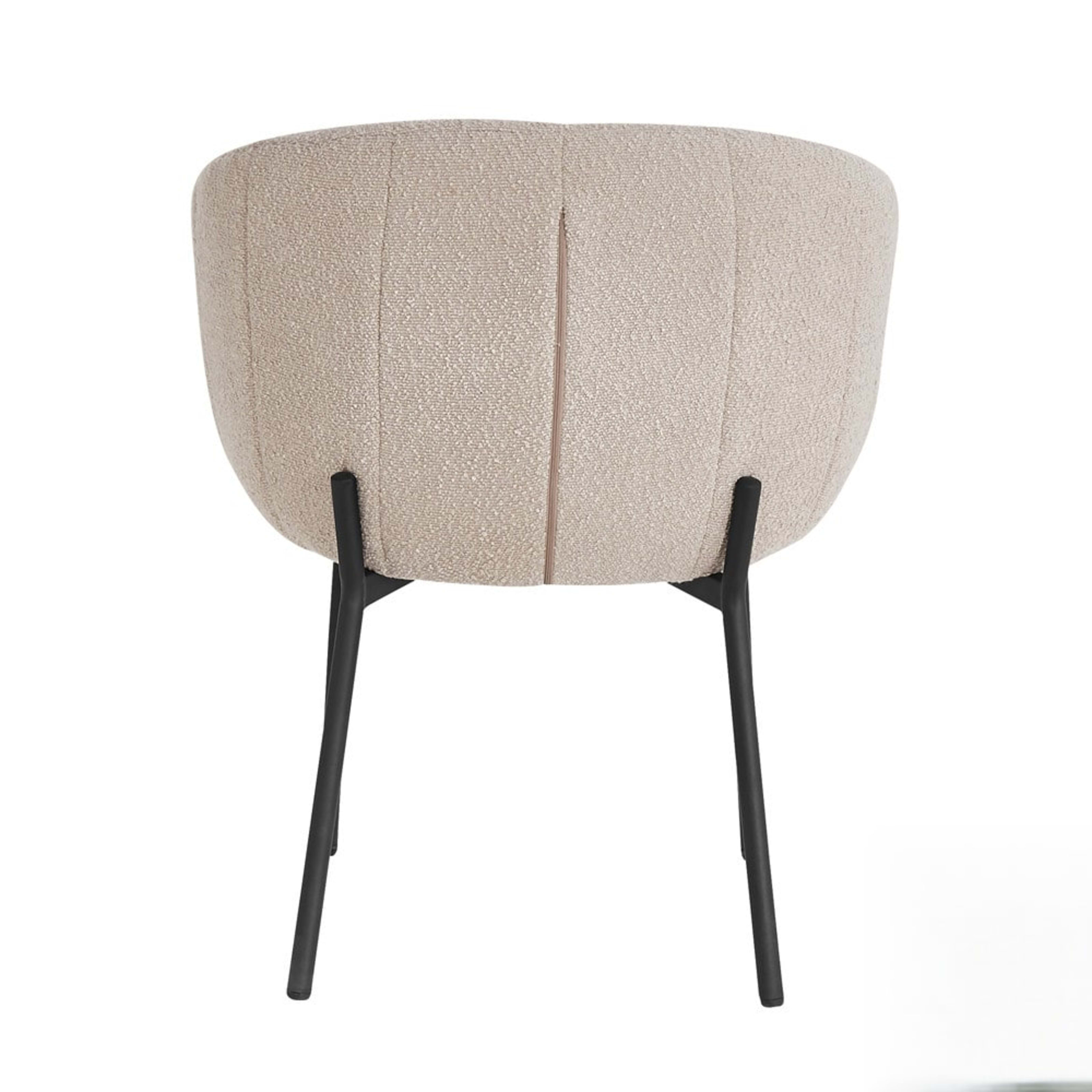 Stoel 'Sevilla' Bouclé Zand — 3