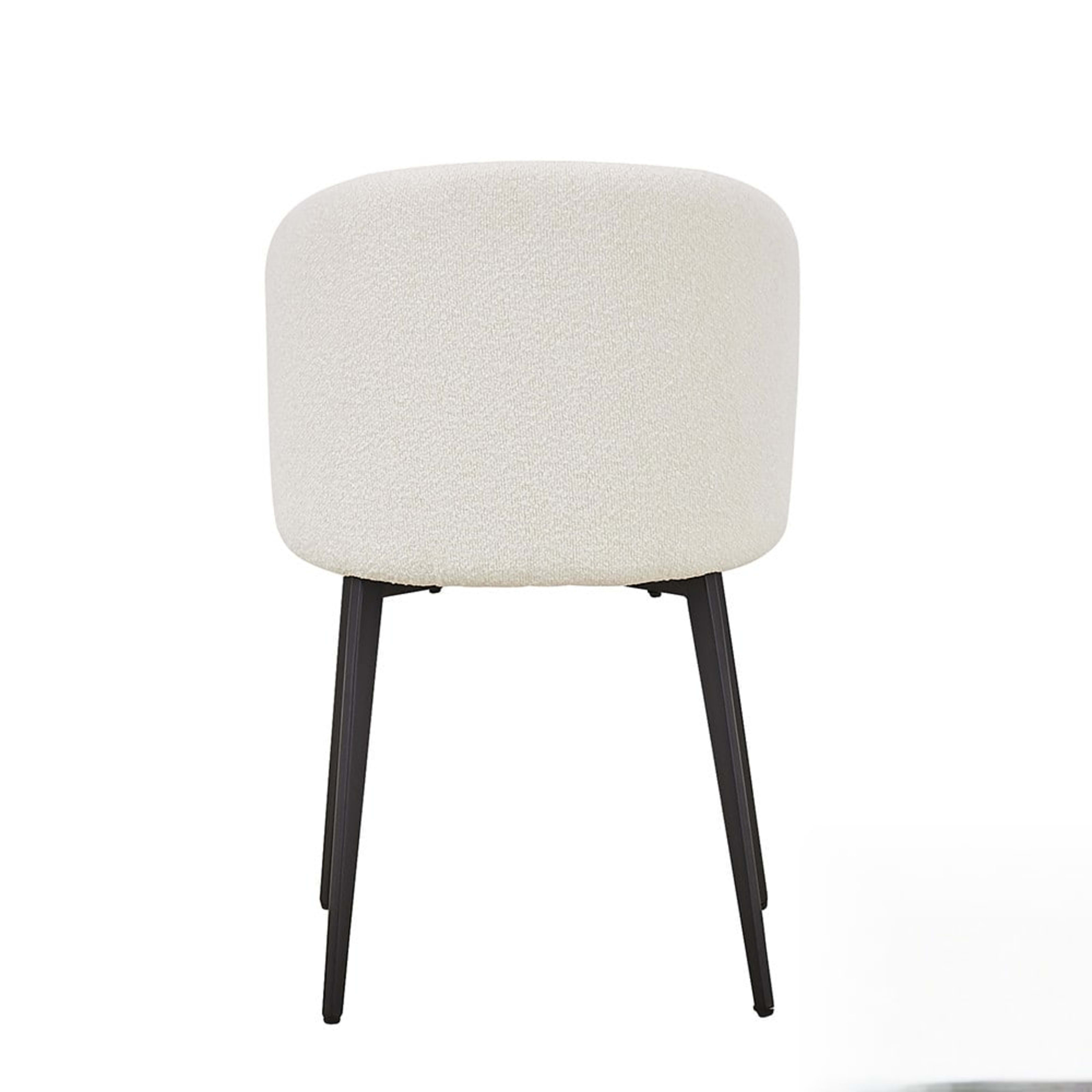 Stoel 'Toledo' Bouclé Wit — 3