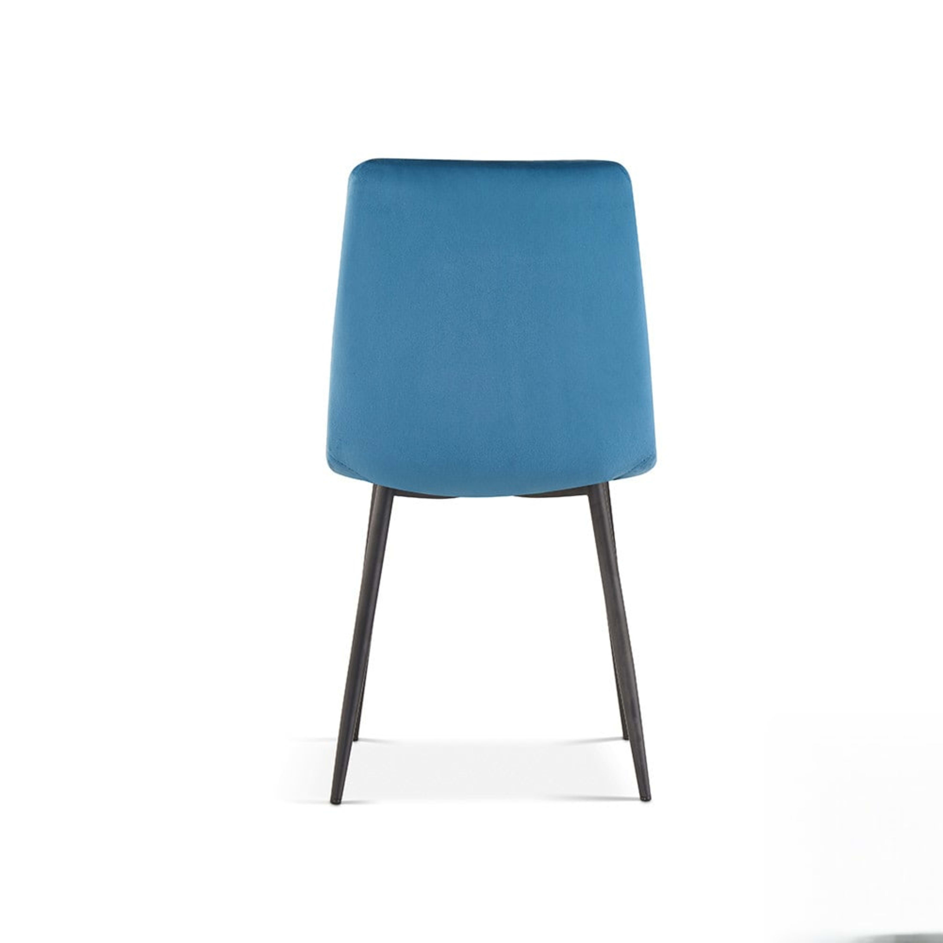 Stoel 'Willis' Fluweel Blauw — 3