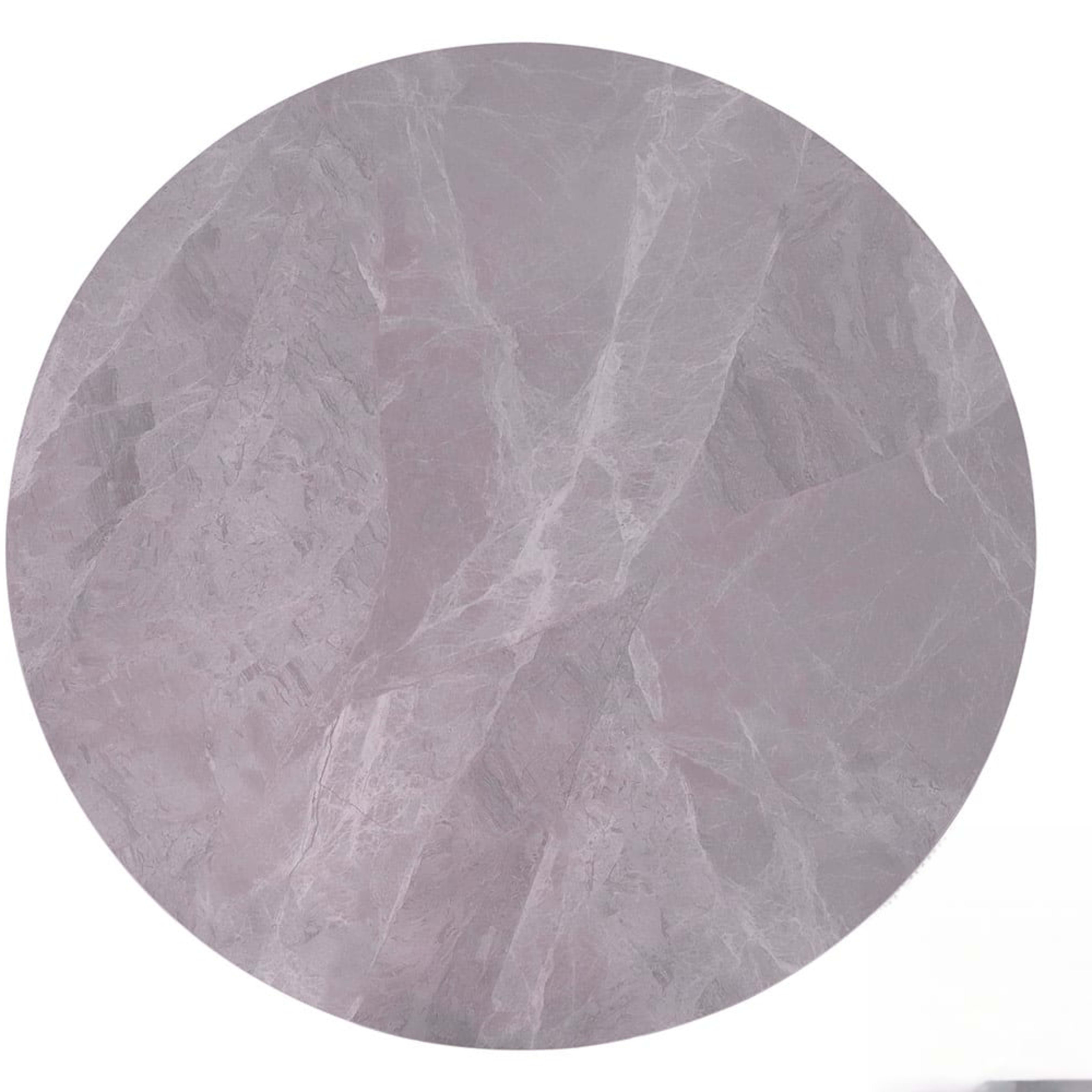 Tafel 'Apollo' 110 cm Rond Glanzend Steen Italian Grijs — 5