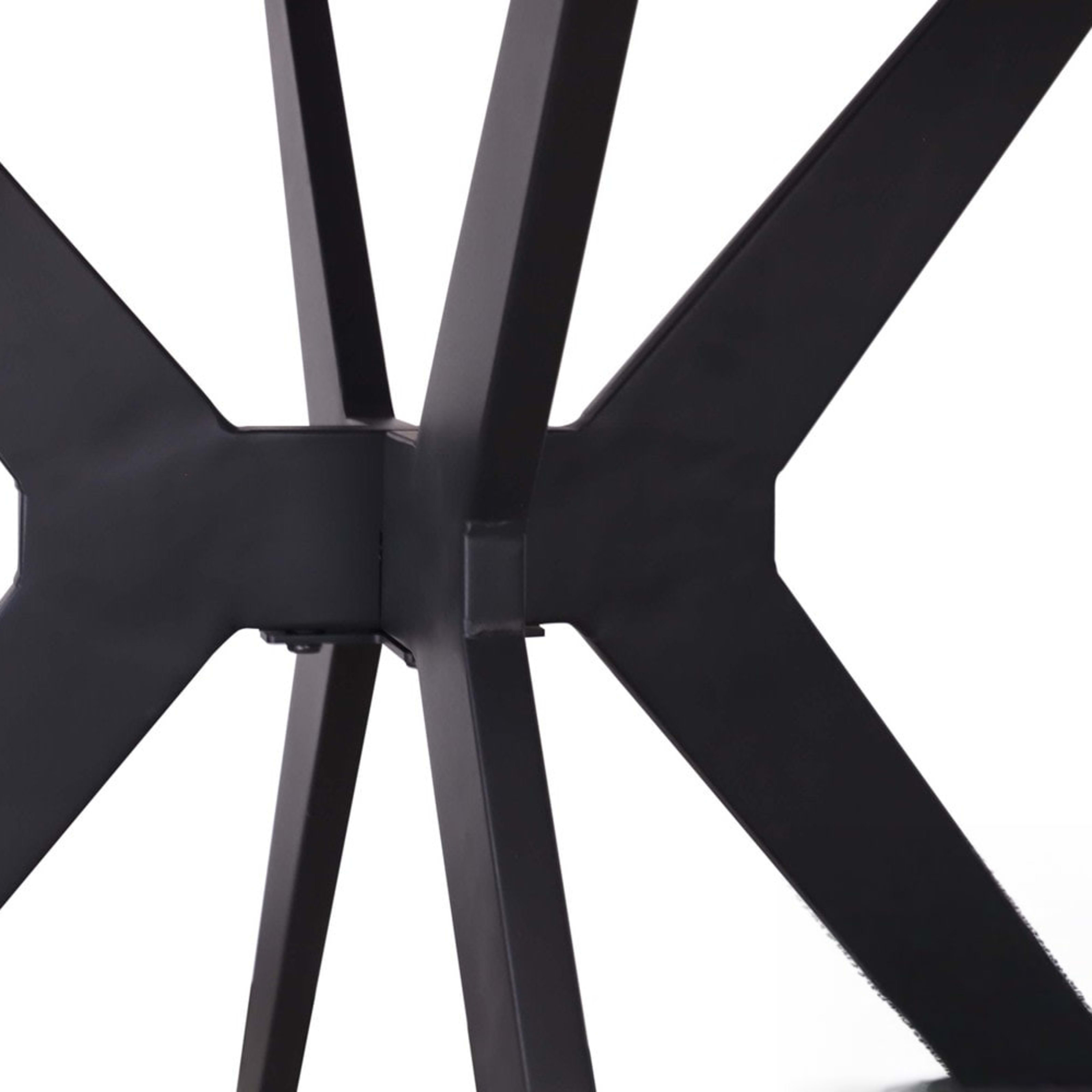 Tafel 'Apollo' 110 cm Rond Glanzend Steen Snow Wit — 6