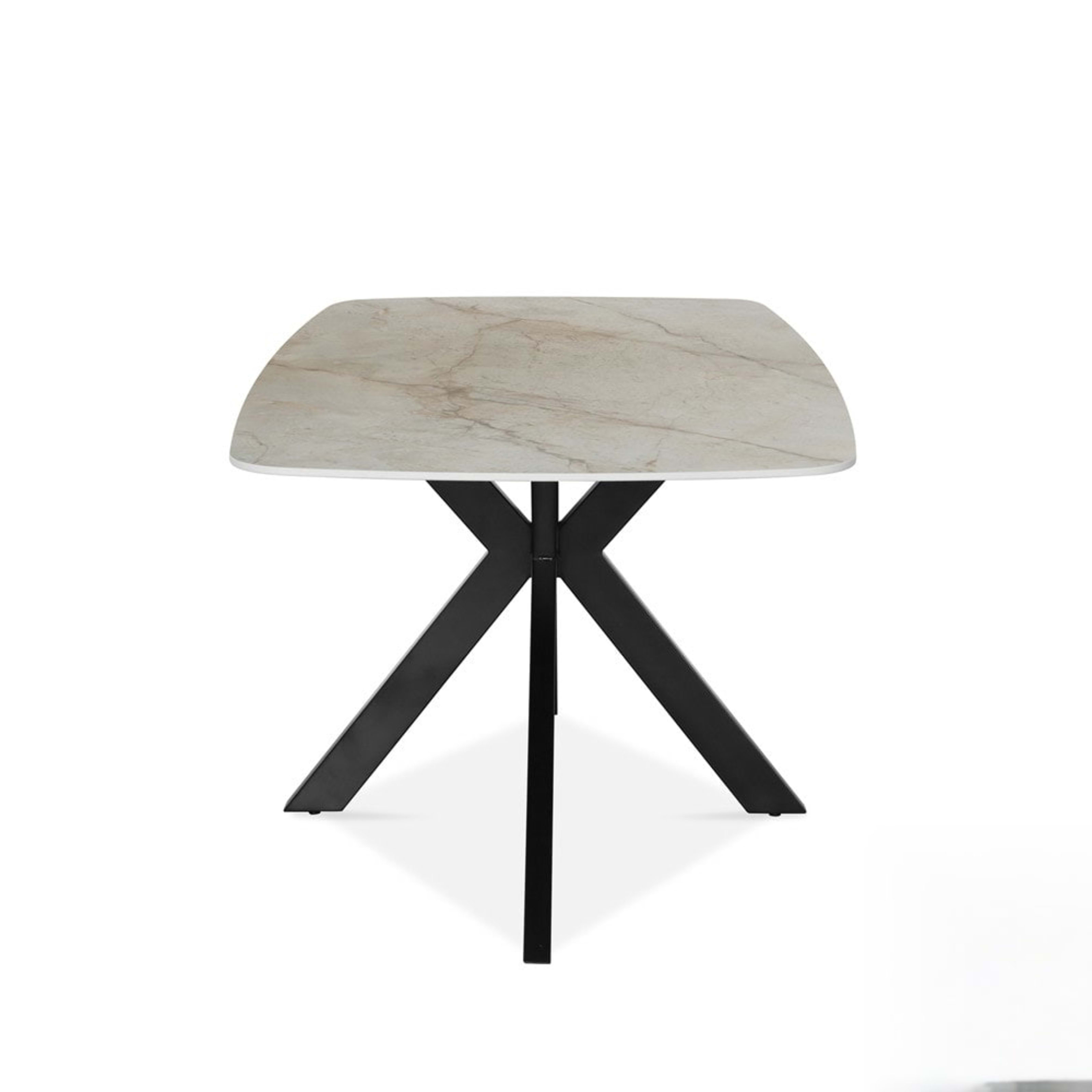 Tafel 'Apollo' 180 cm Deens Ovaal Glanzend Steen Shakespear Beige — 4