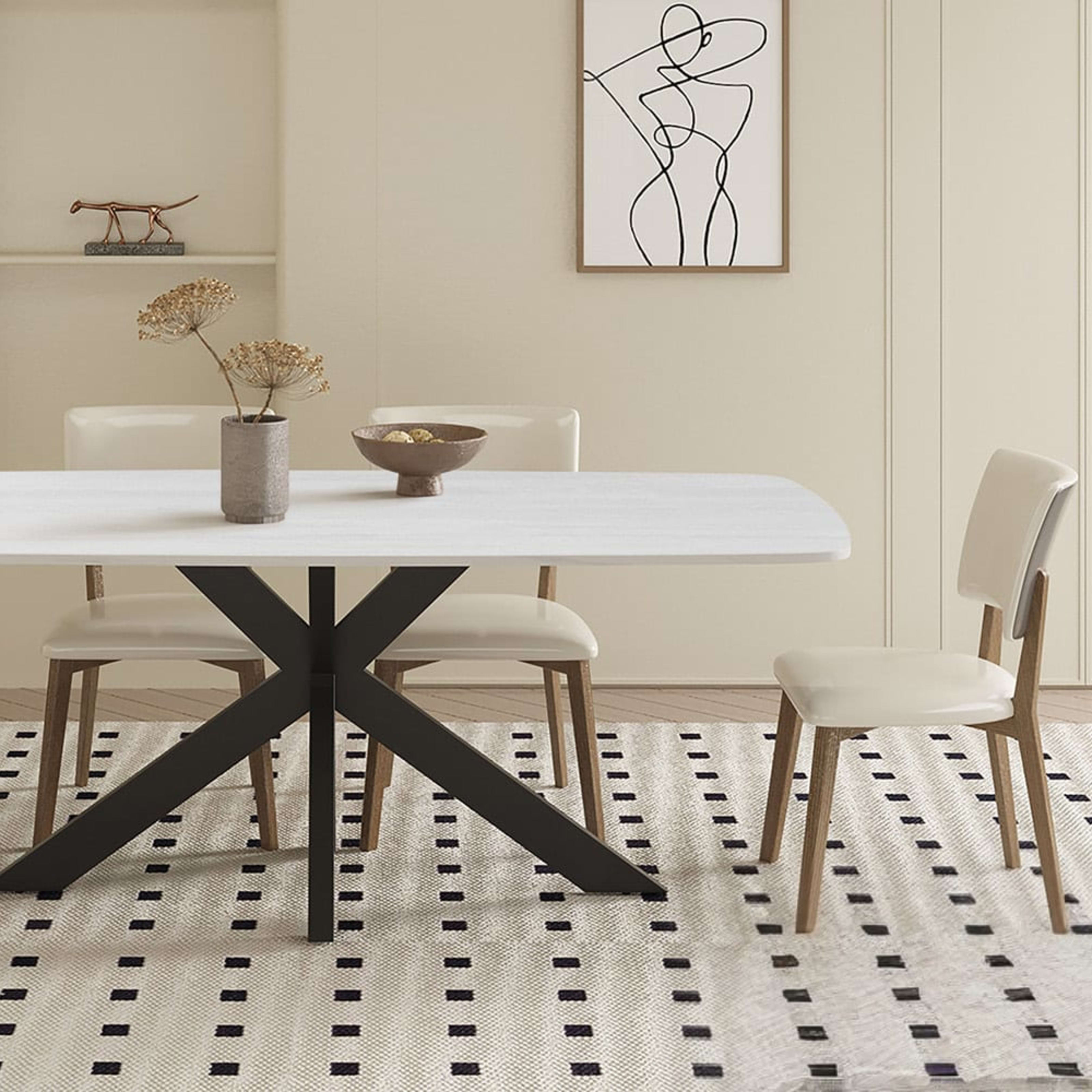 Tafel 'Apollo' 180 cm Deens Ovaal Steen Baroque Grijs — 3
