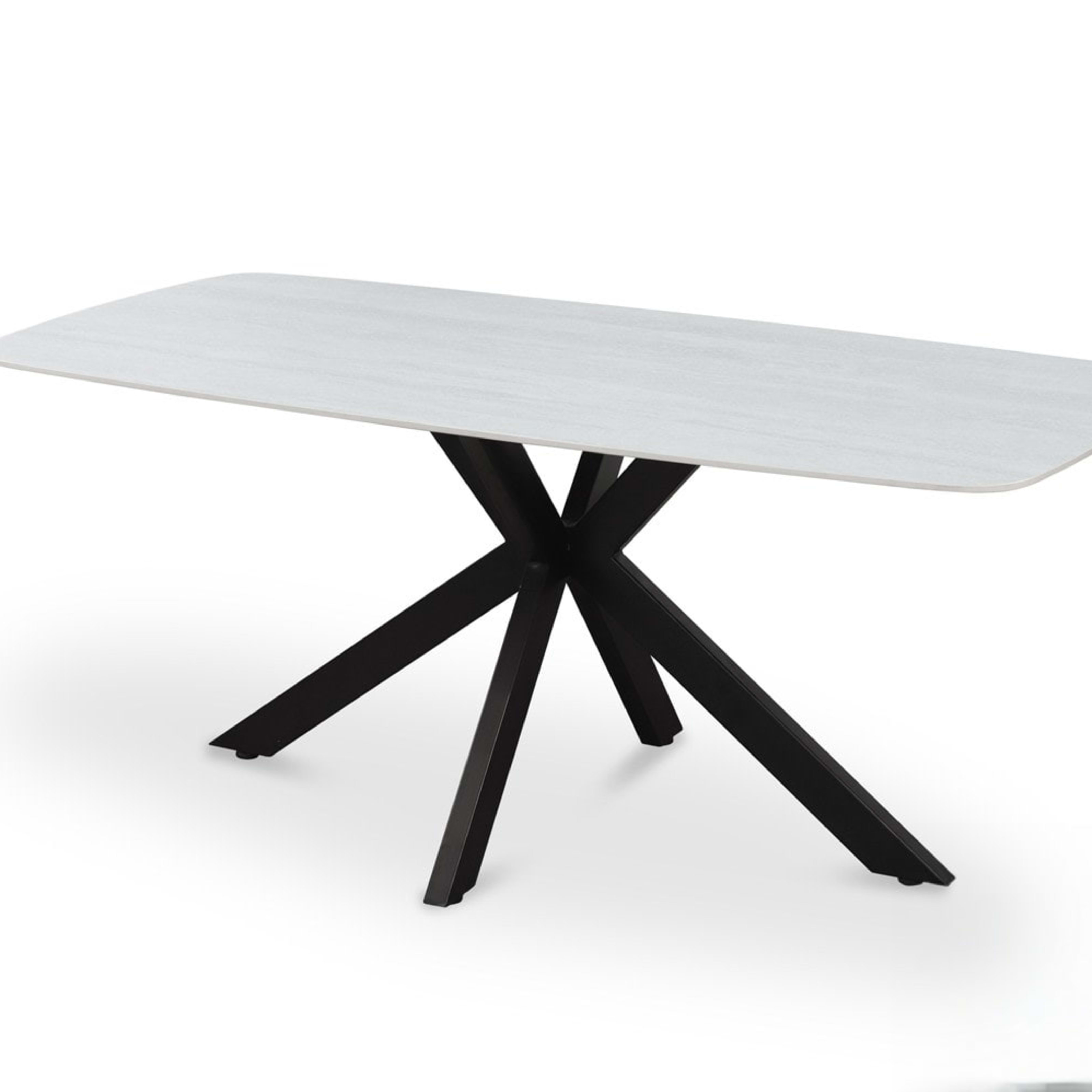 Tafel 'Apollo' 180 cm Deens Ovaal Steen Baroque Grijs — 1
