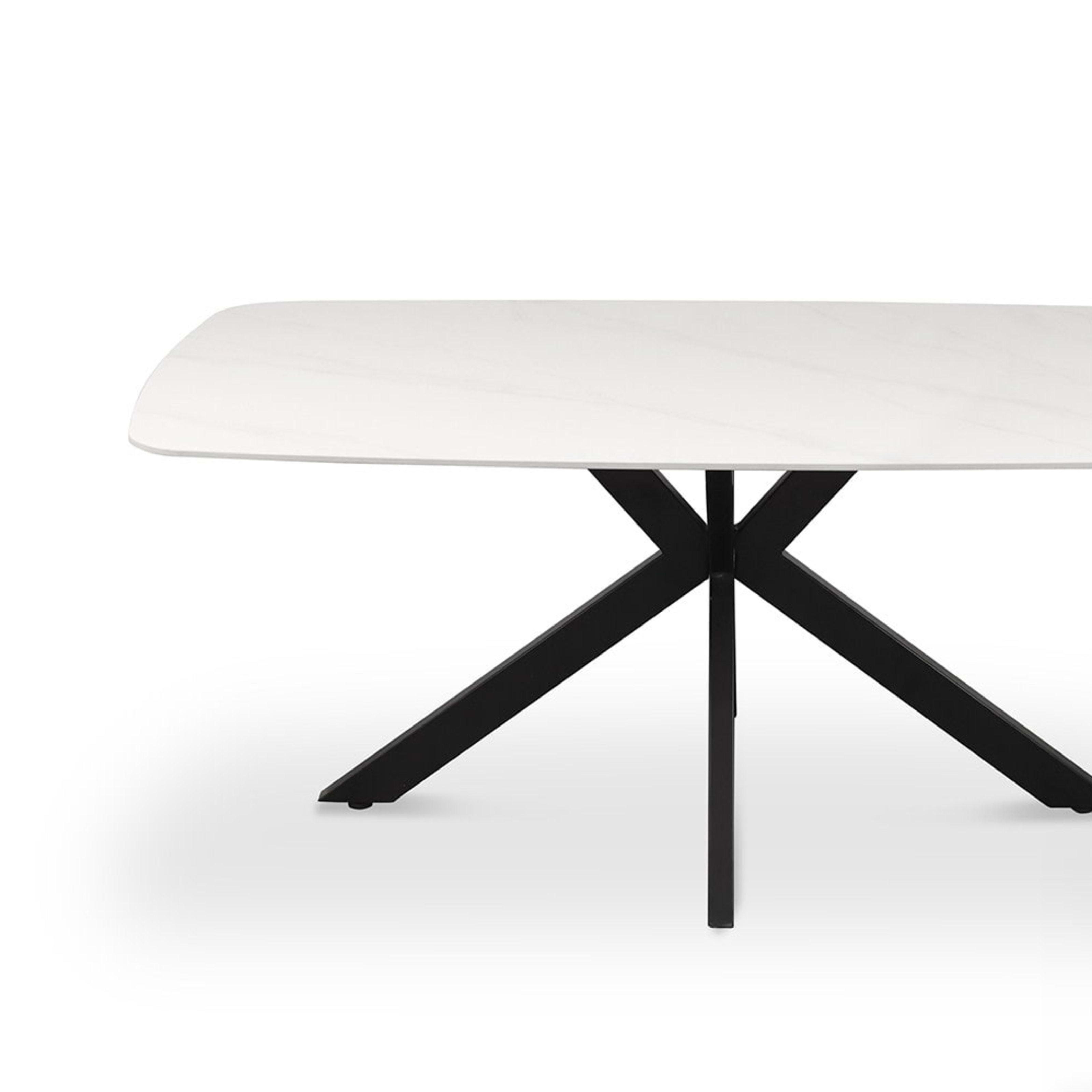 Tafel 'Apollo' 180 cm Deens Ovaal Steen Wit — 1