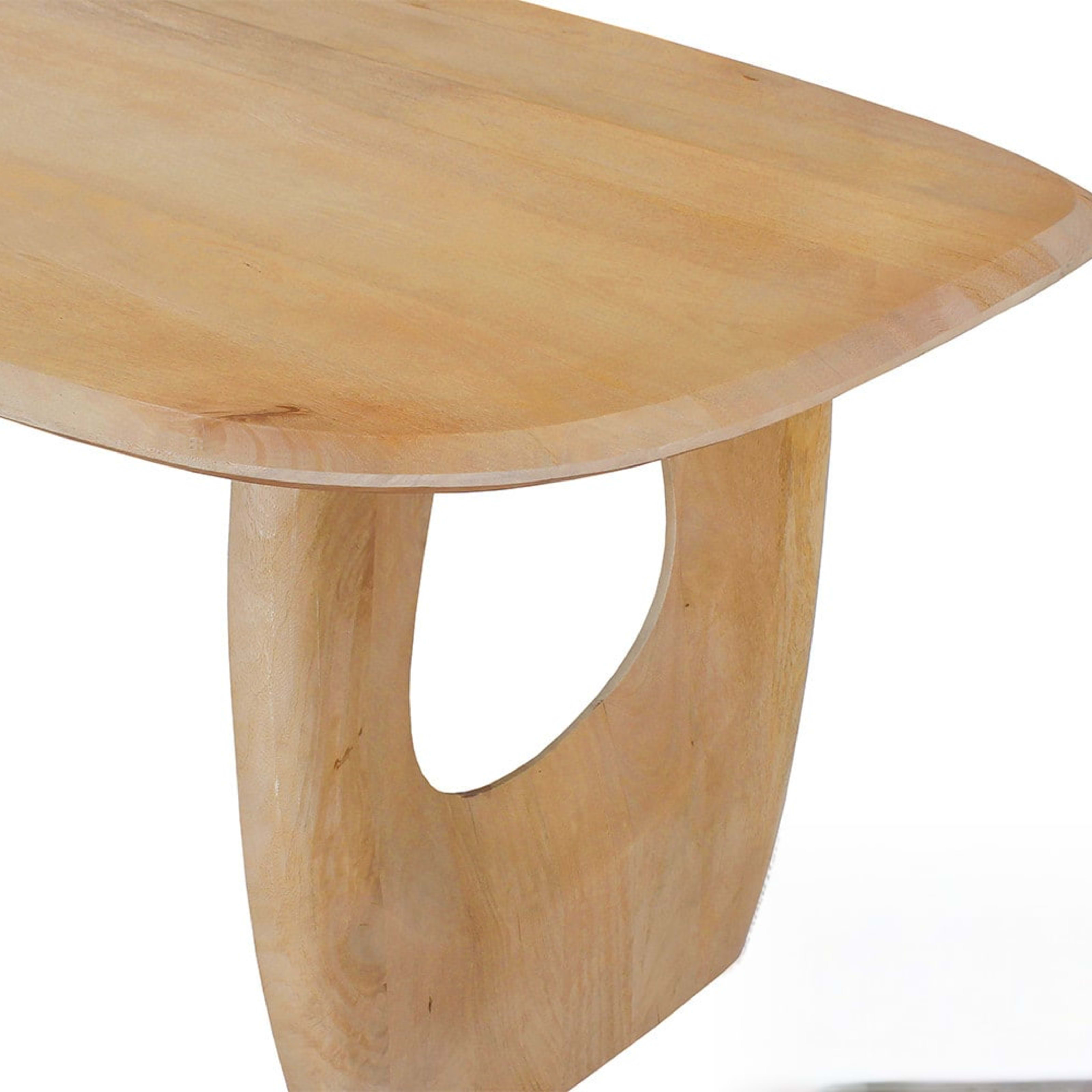 Tafel 'Braga' Deens Ovaal Mango hout Amandel — 3