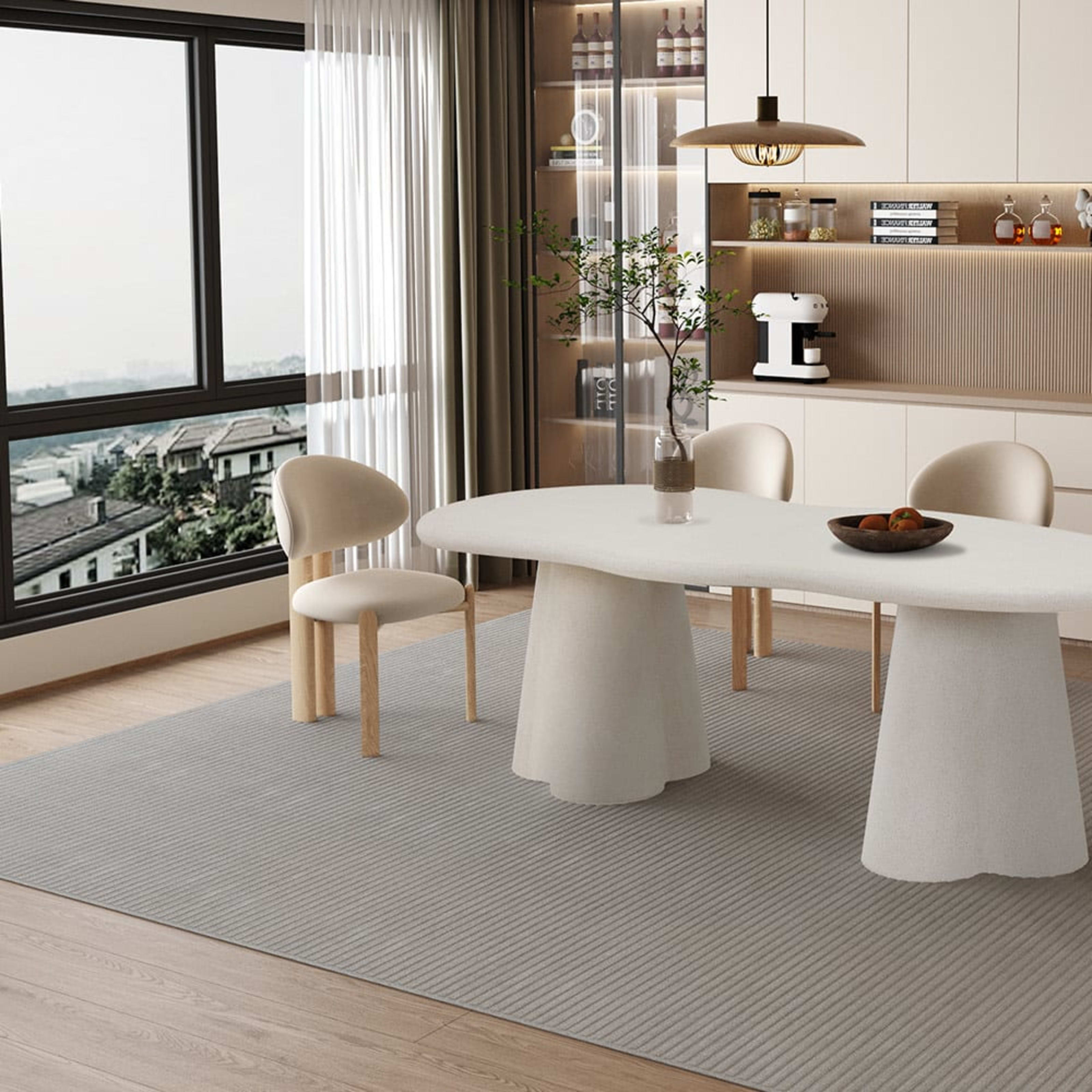 Tafel 'Faro' 220 cm Organisch Cement — 3