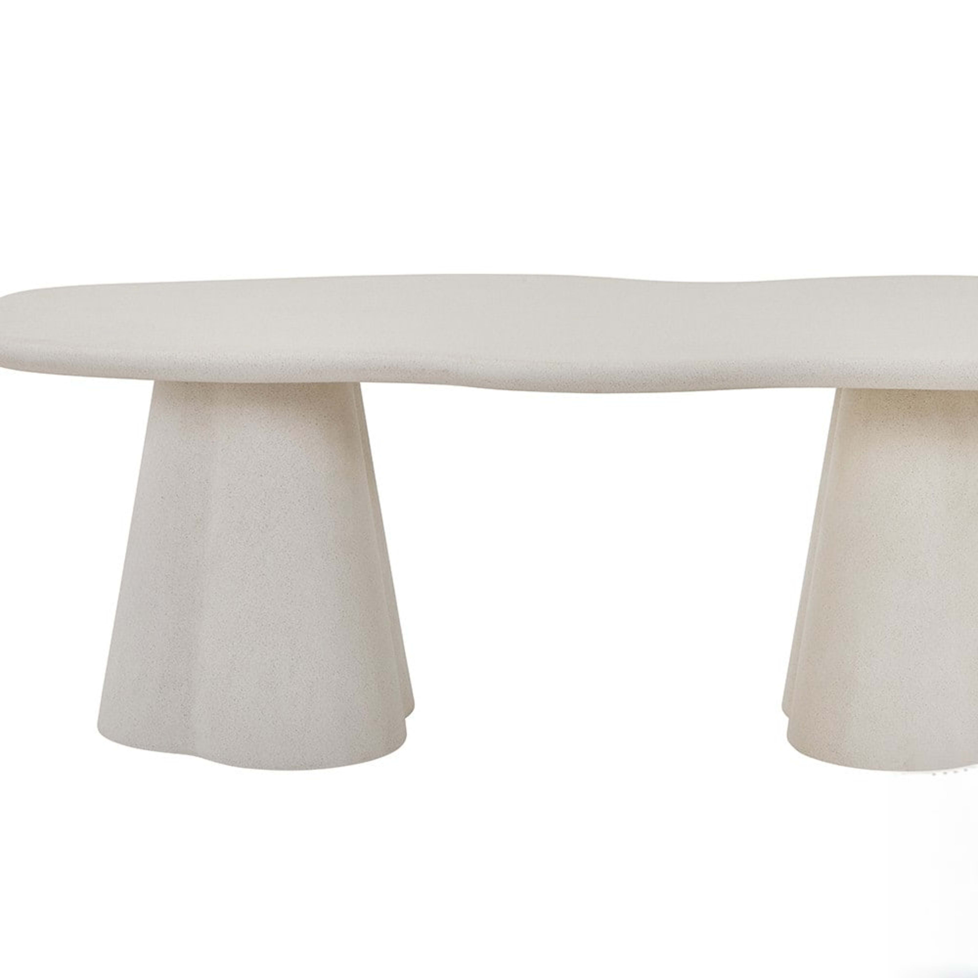 Tafel 'Faro' 220 cm Organisch Cement — 1