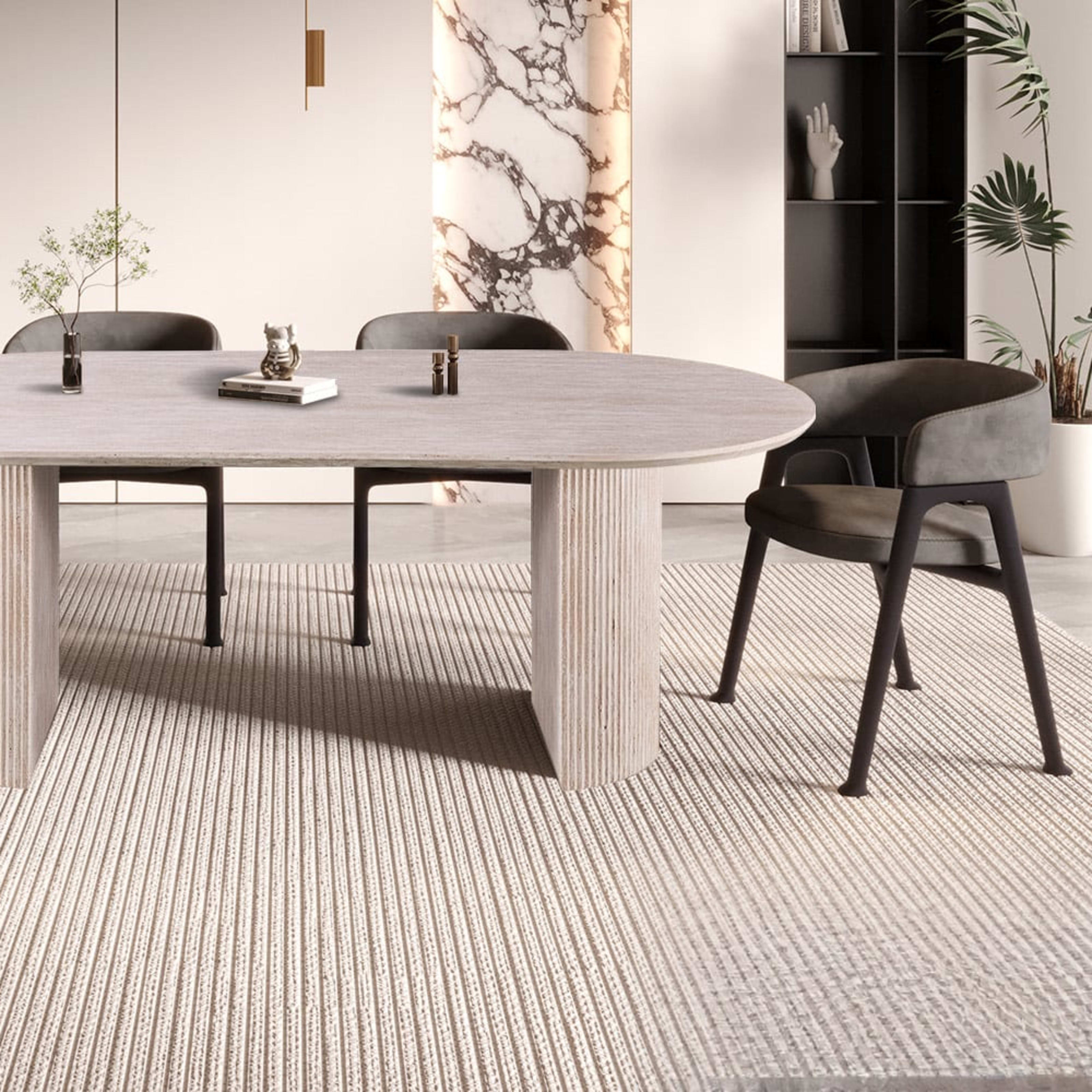 Tafel 'Lagos' 220 cm Ovaal Decor Travertin Beige — 2