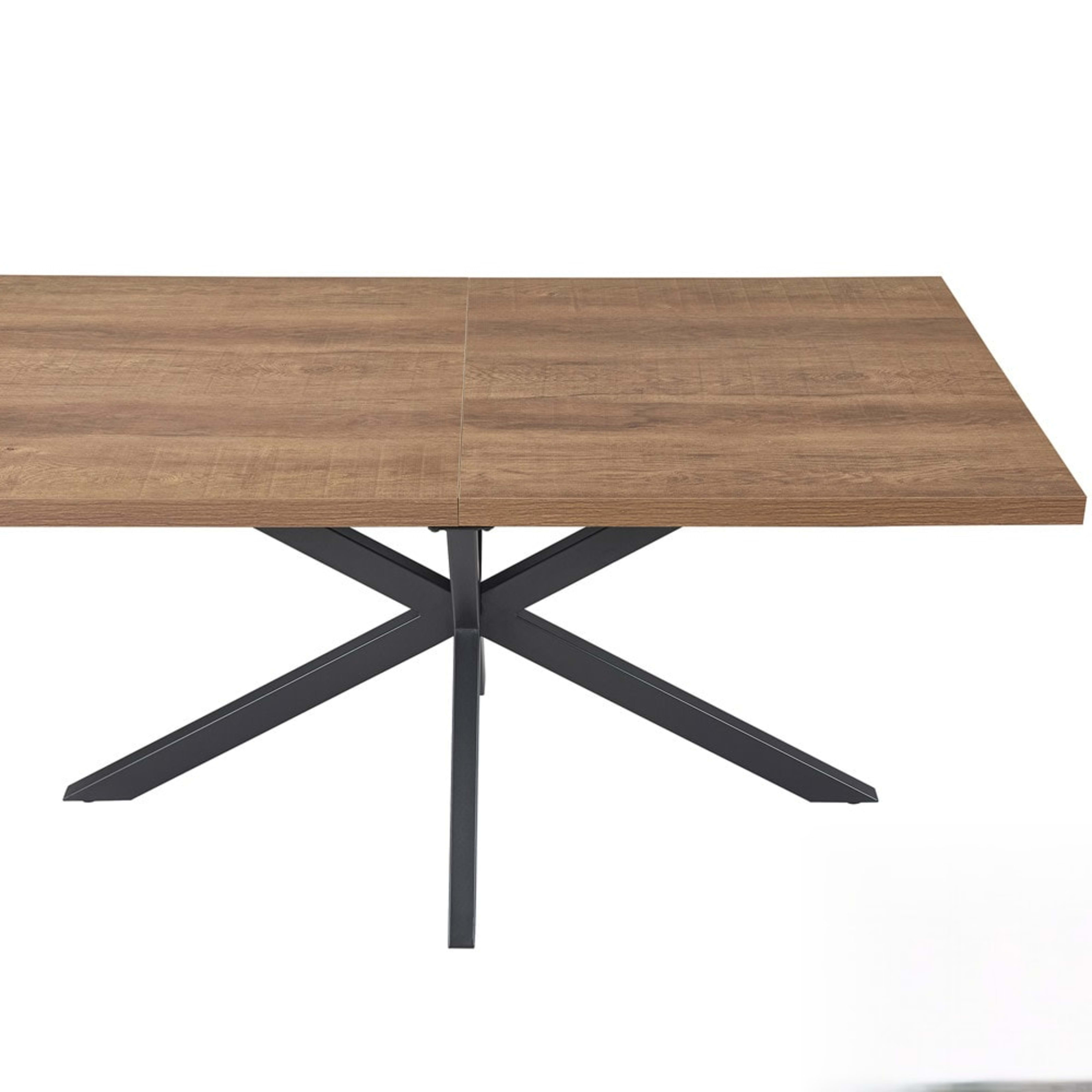 Uitschuifbare tafel 'Kos' 160-200 cm Donkerbruin — 1