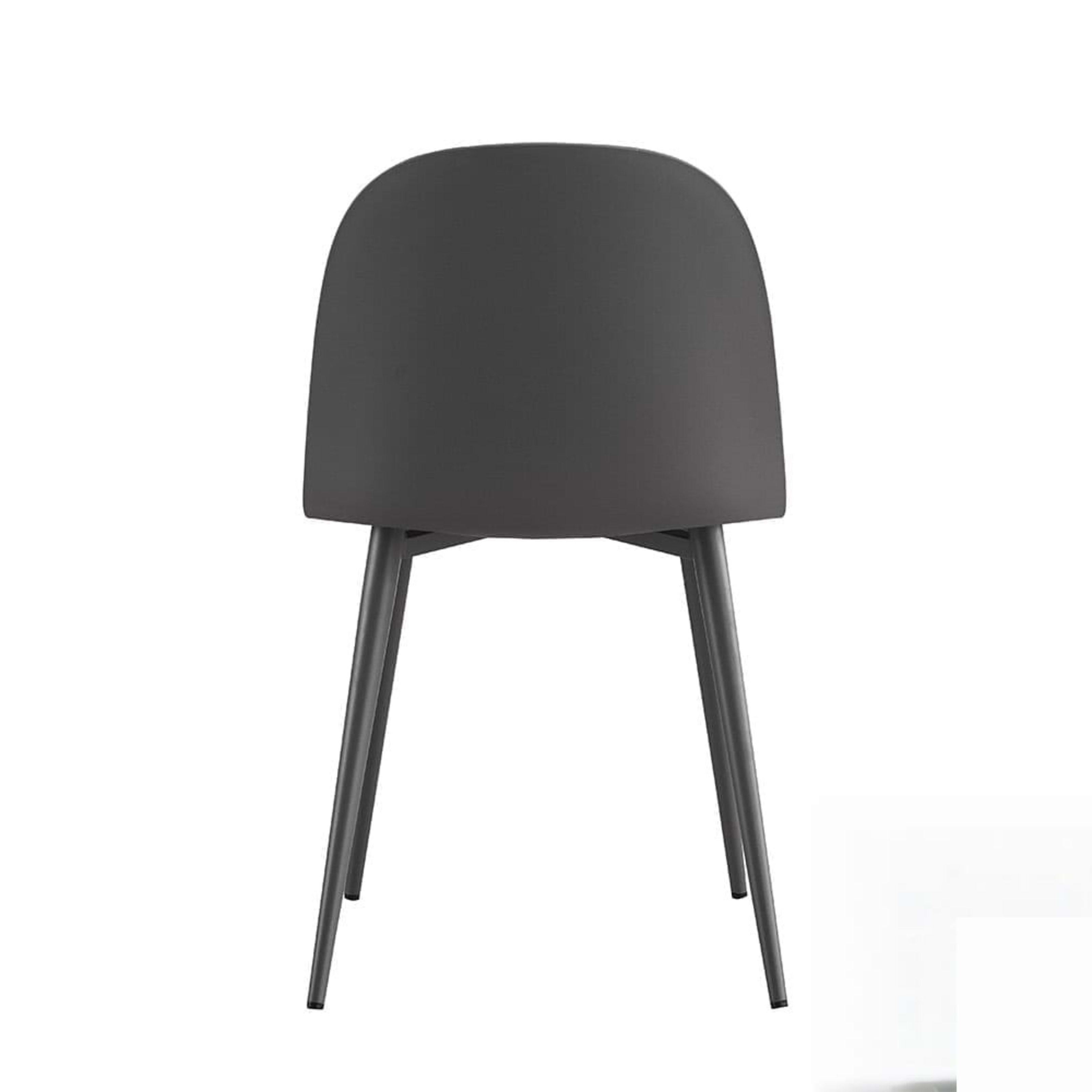 Stoel 'Jasmin' Zitting PP kussen PU Grijs — 3