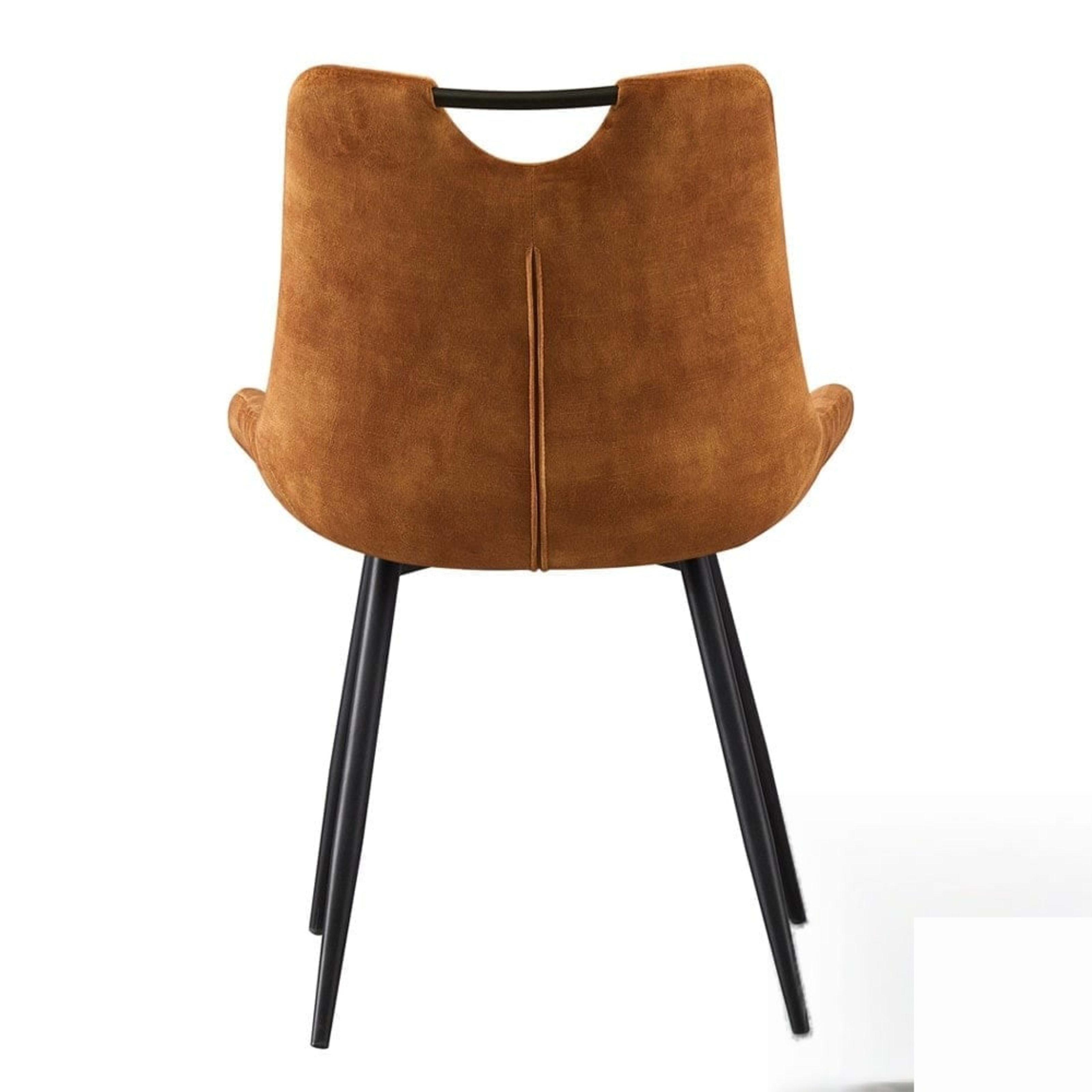 Stoel 'Nina' Fluweel Goud — 3