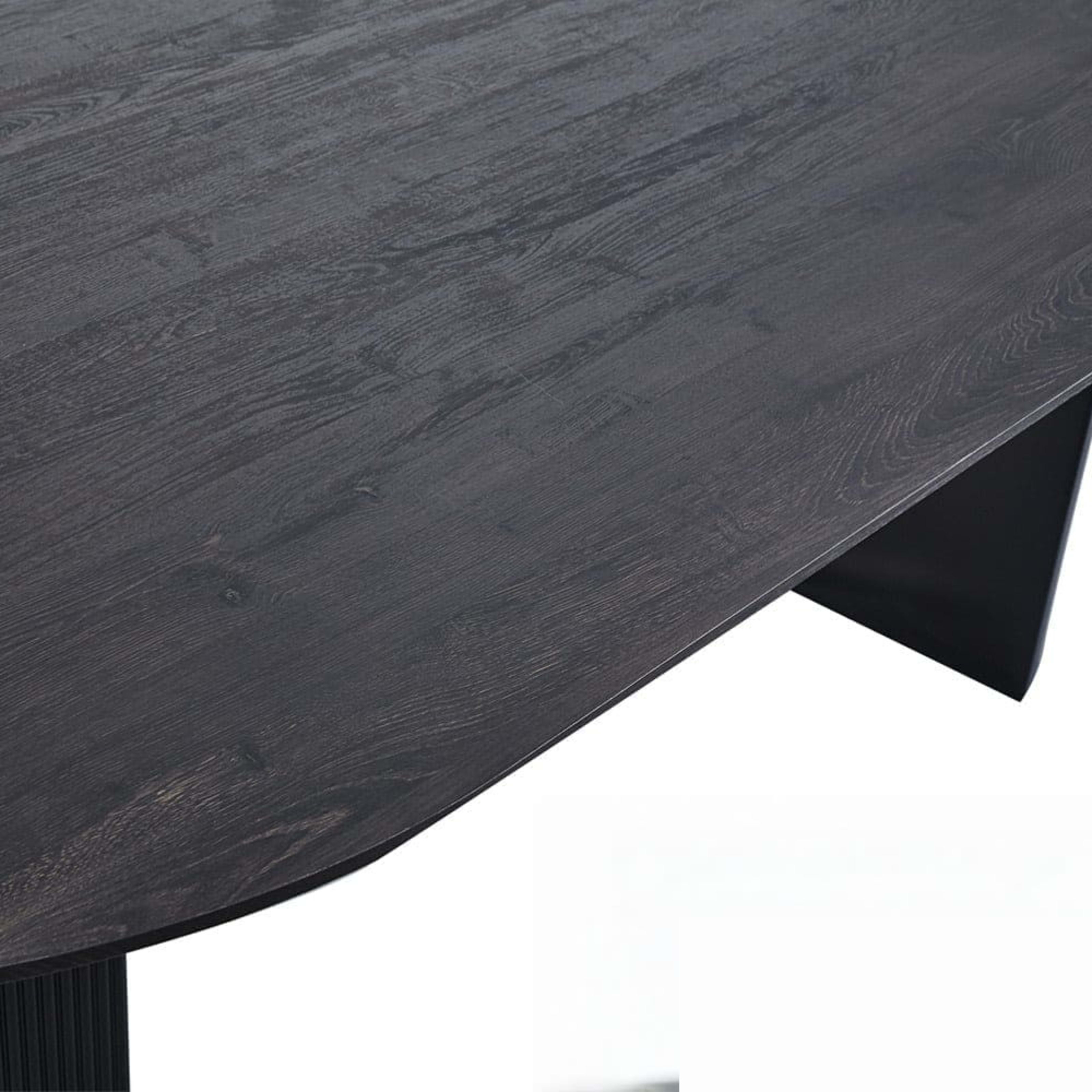 Tafel 'Lagos' 220 cm Ovaal Decor Donkerbruin — 4