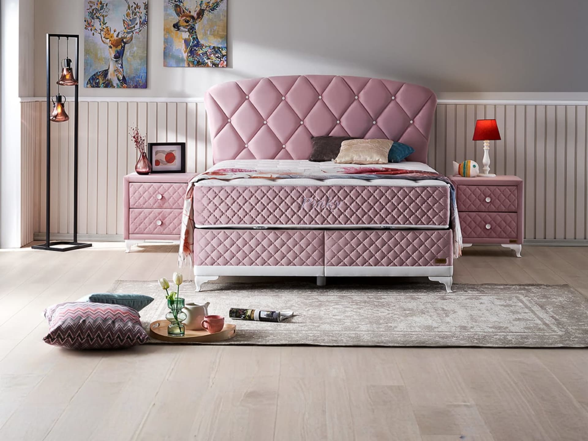 Pinky Boxspring