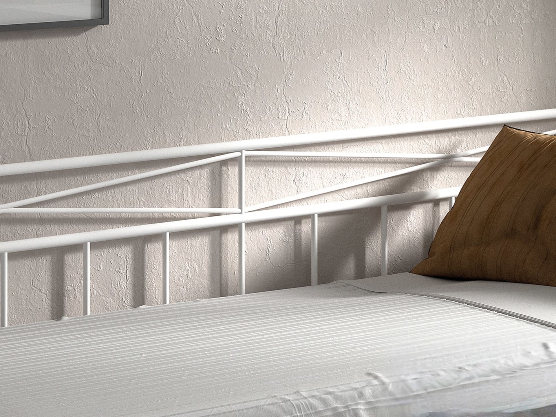 Bed 'Sablo' 90×200 met lattenbodem Wit — foto 2 van 6